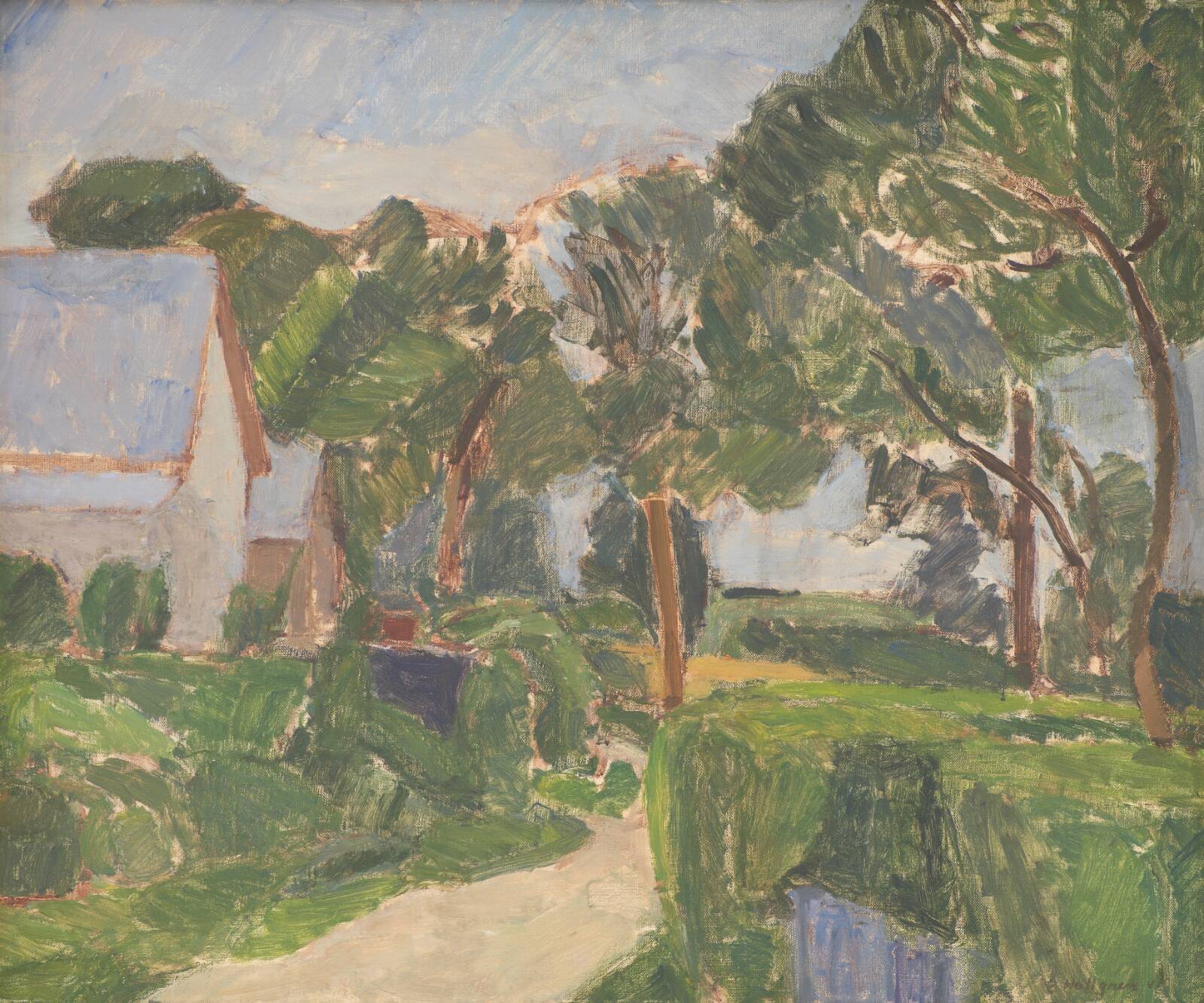 Väg, Hjälmaröd, Erik Hallgren, 1941