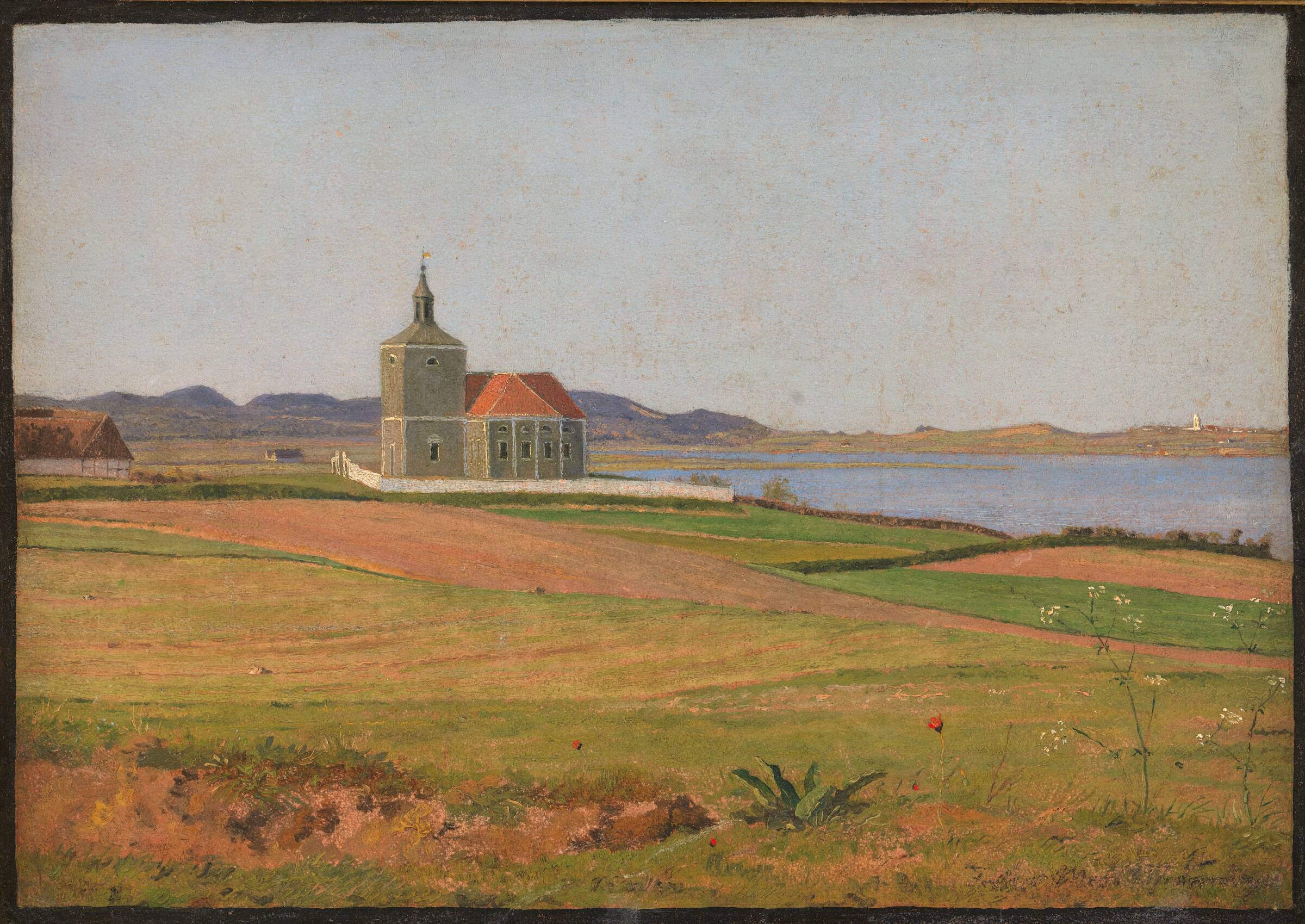 Vinderød kirke ved Frederiksværk, Johan Thomas Lundbye, 1837