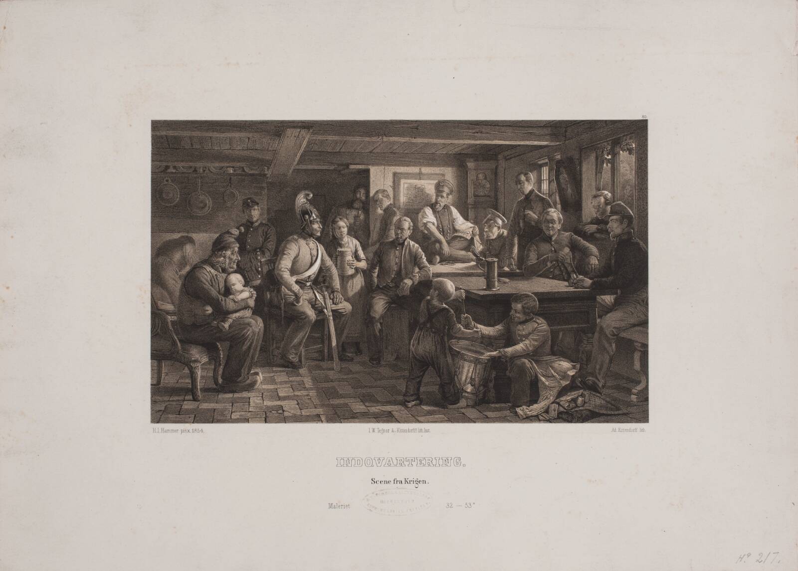 Indkvartering, Adolph Kittendorff, 1880-1889