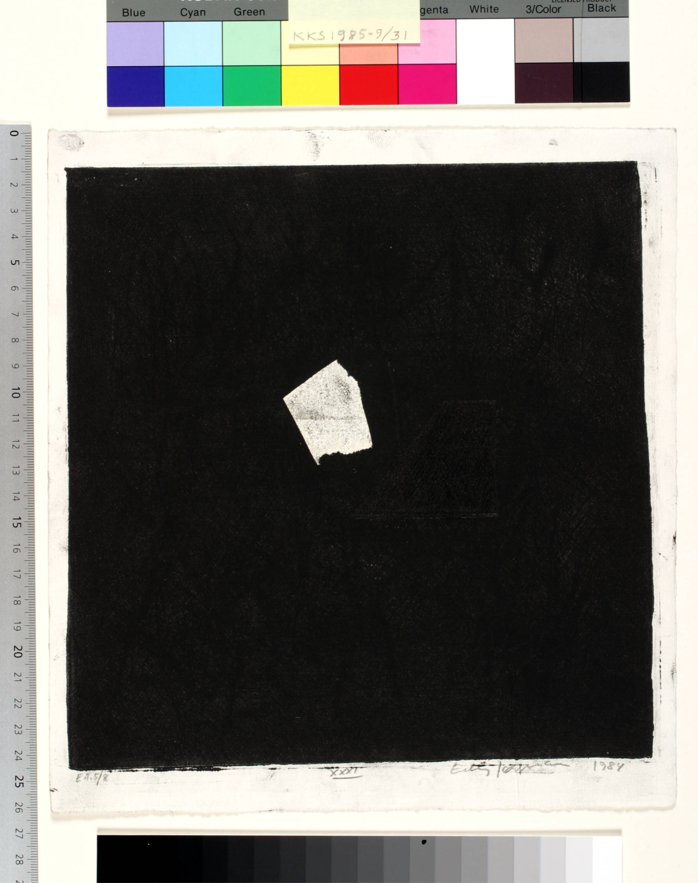 Dagbogsblad XXXI, Erling Jørgensen, 1984