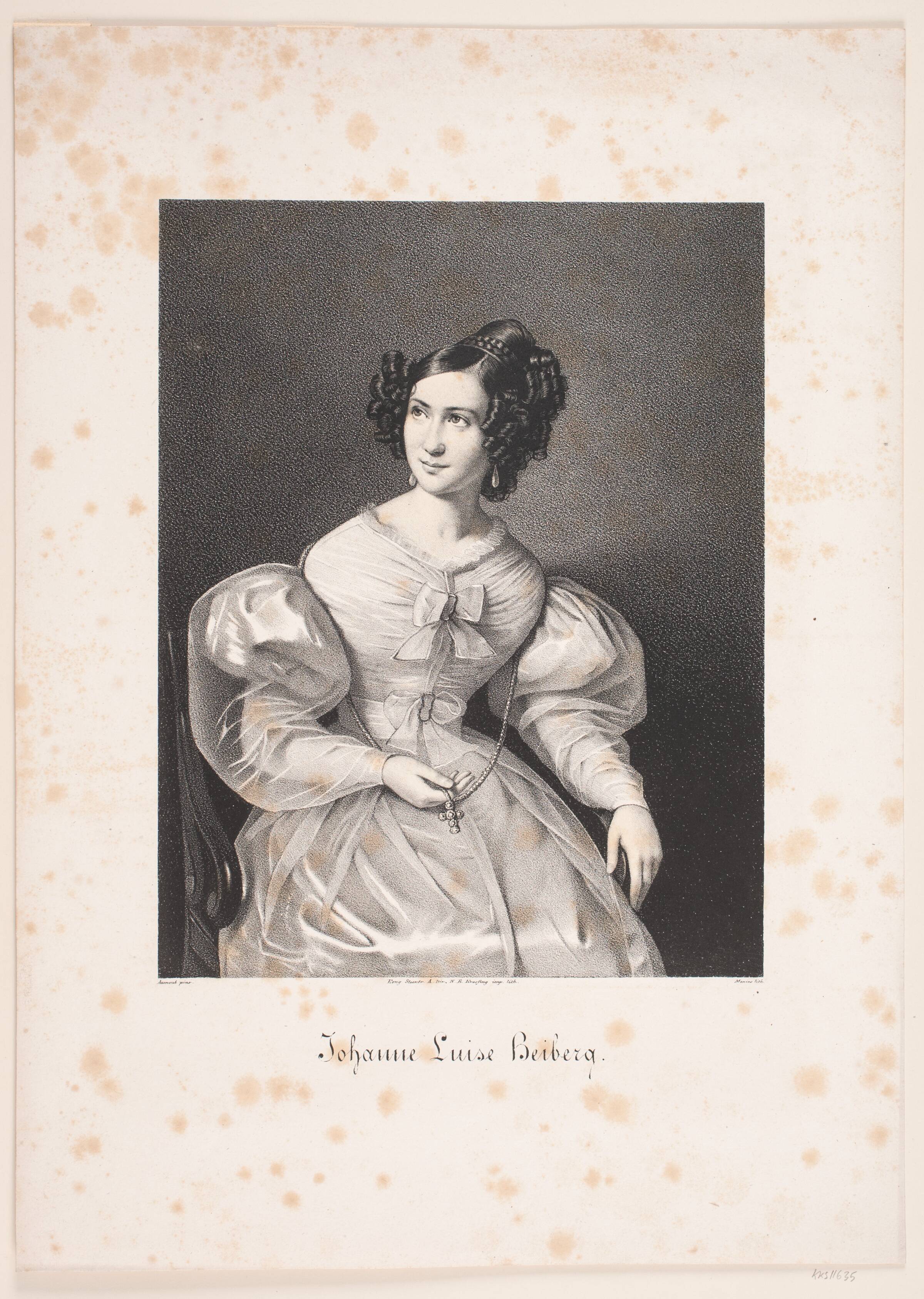 Johanne Louise Heiberg, David Monies, 1833