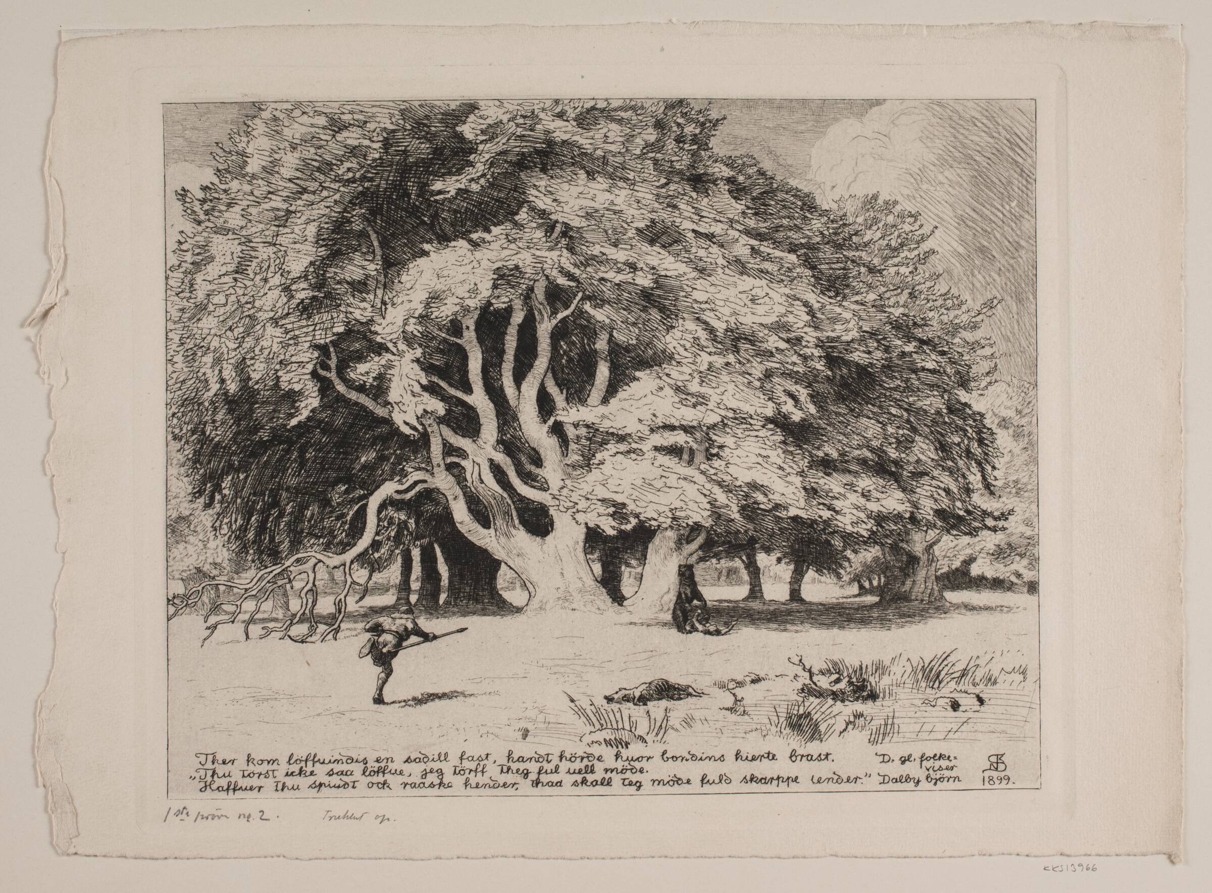 Dalby Bjørn, Niels Skovgaard, 1899