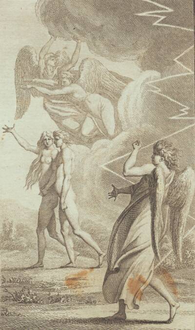 Illustration til Ewalds "Adam og Eva". V