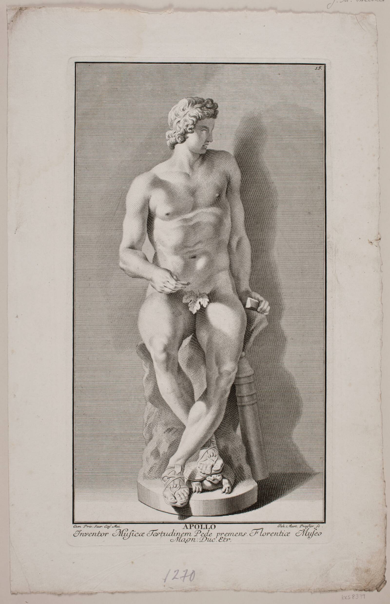 "Apollo", J.M. Preisler, 1715-1794