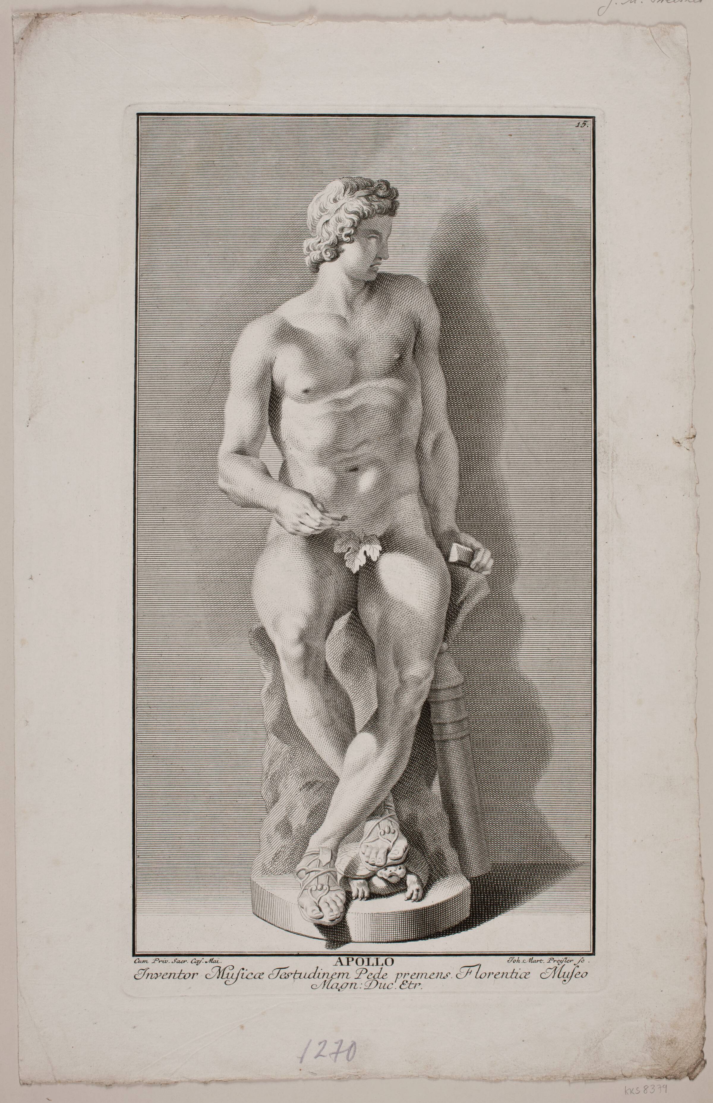 "Apollo", J.M. Preisler, 1715-1794
