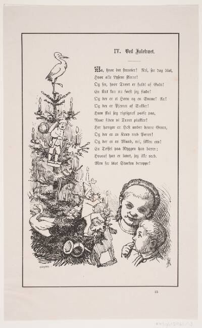 Illustration til Johan Krohn, "Peters jul"