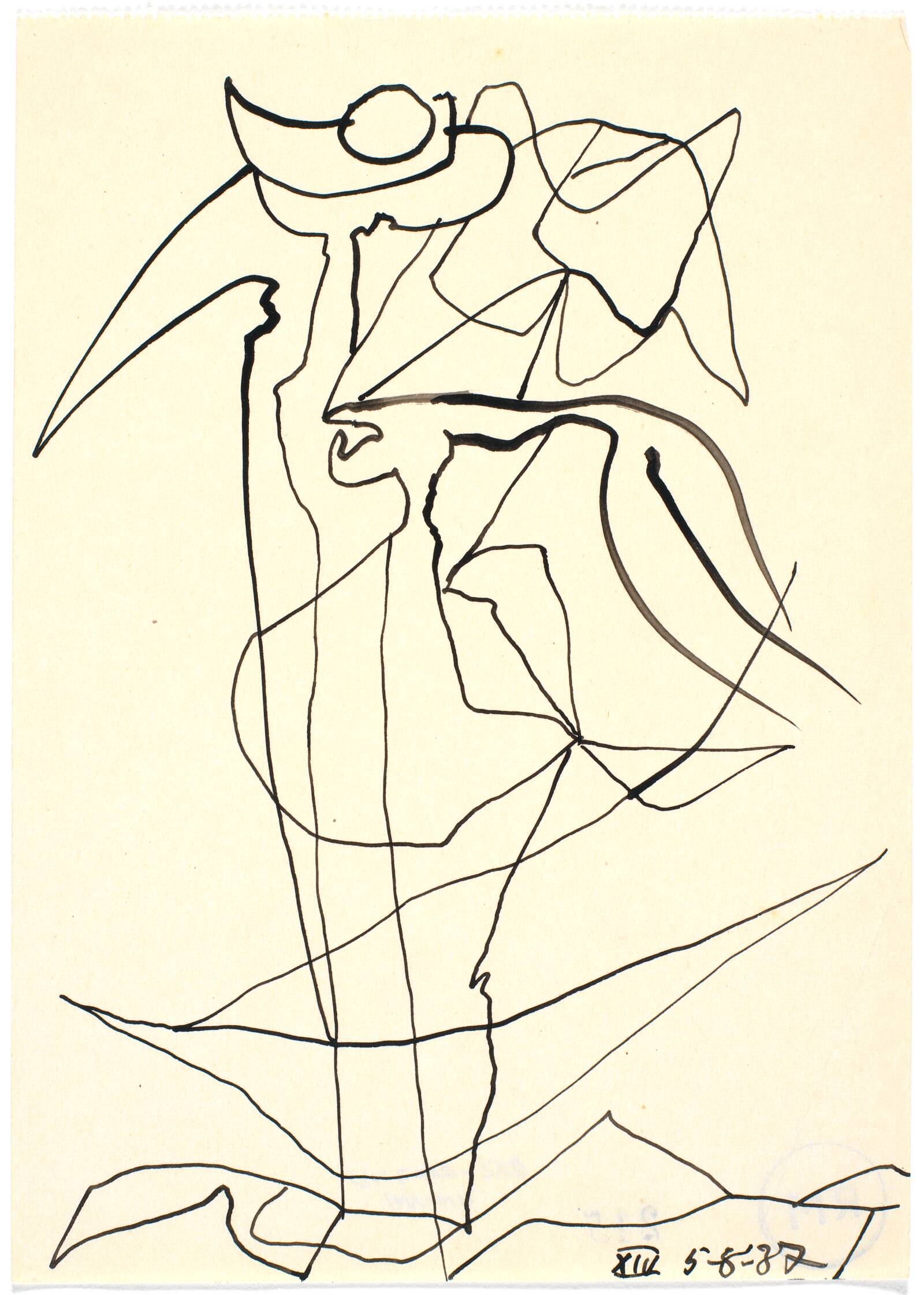 Botanisk figuration, Richard Mortensen, 1937
