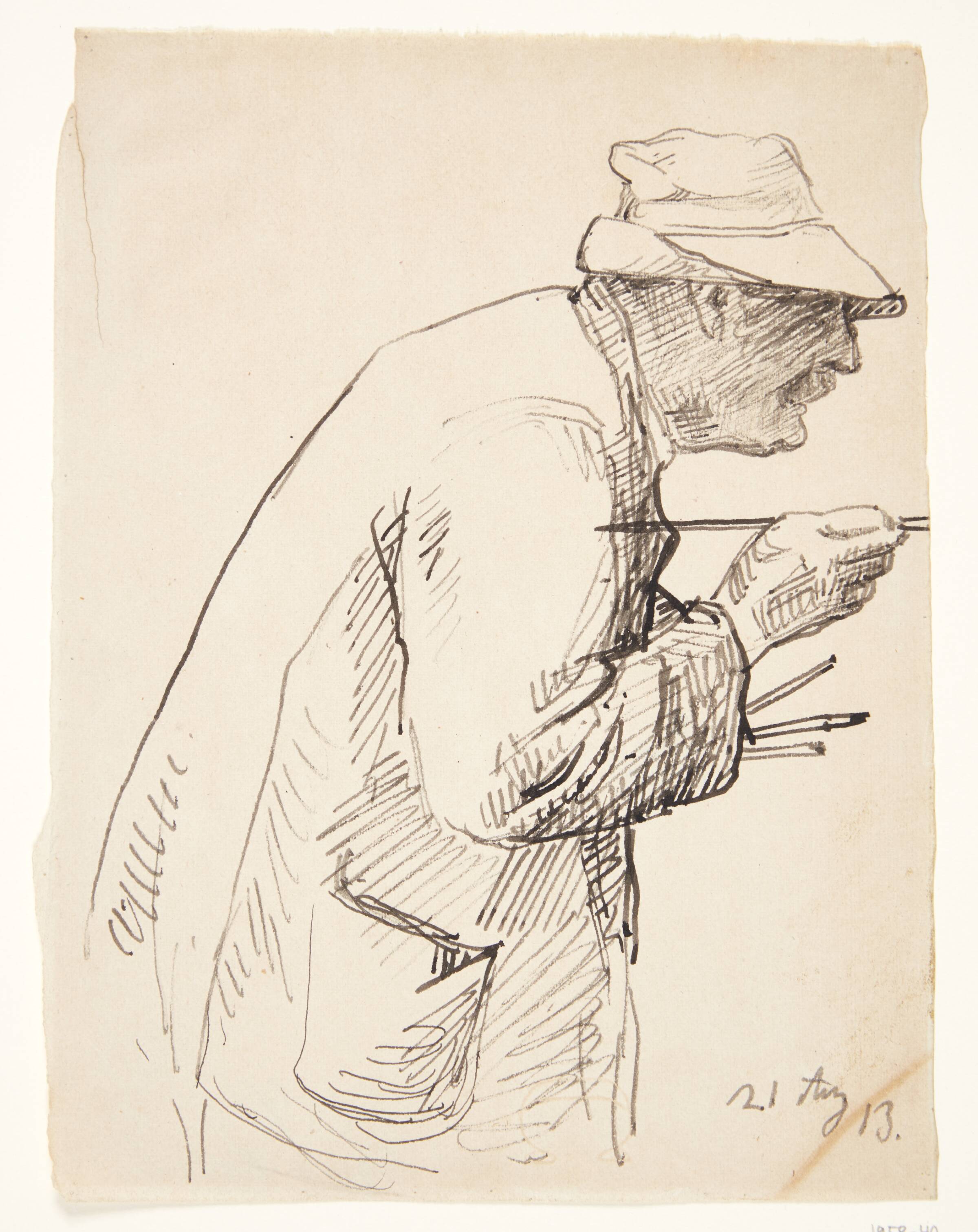 Th. Philipsen maler på Saltholm, Johannes Larsen, 1913