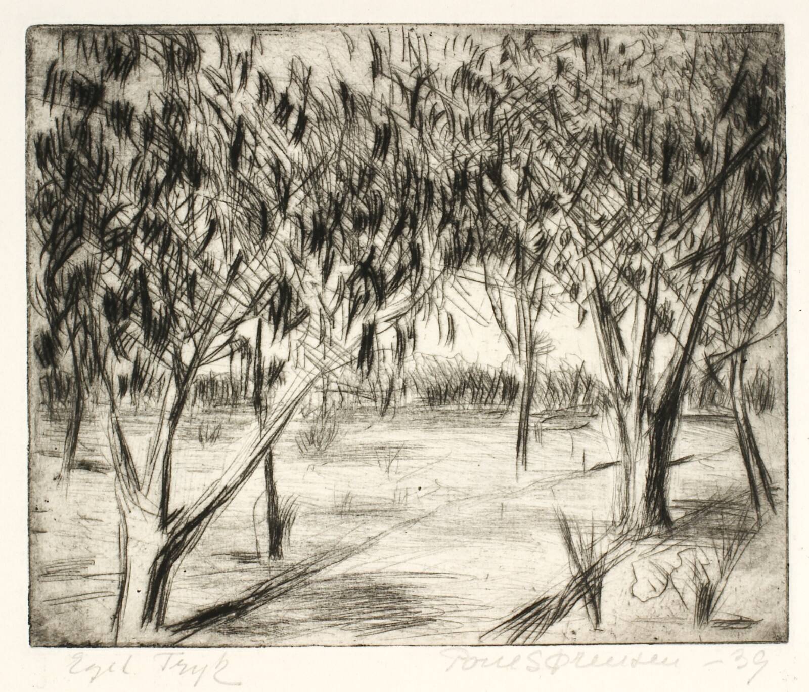 Have i Niverød, Poul Sørensen, 1939