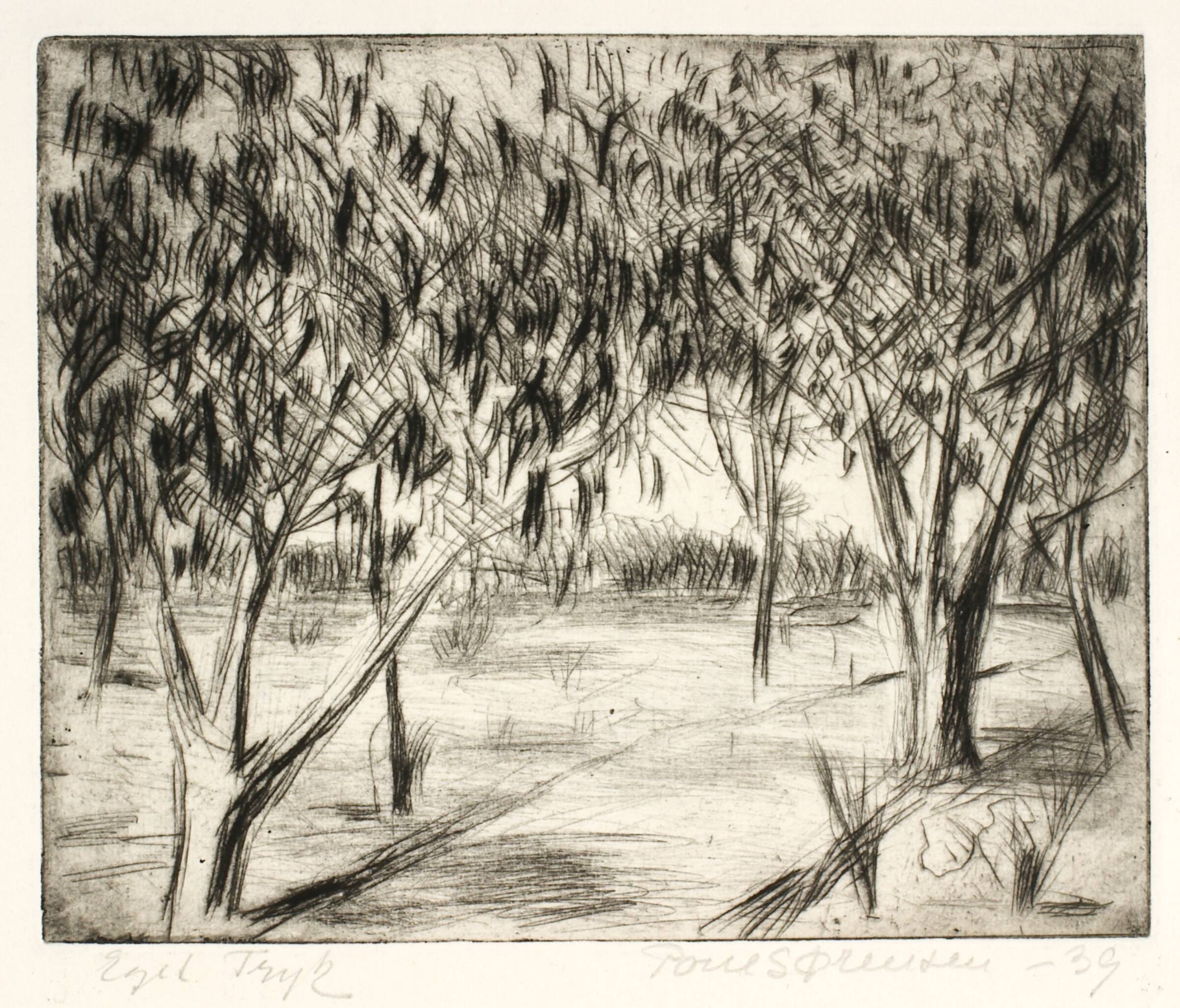 Have i Niverød, Poul Sørensen, 1939