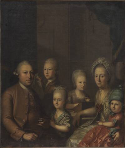 Portræt af familien Lund