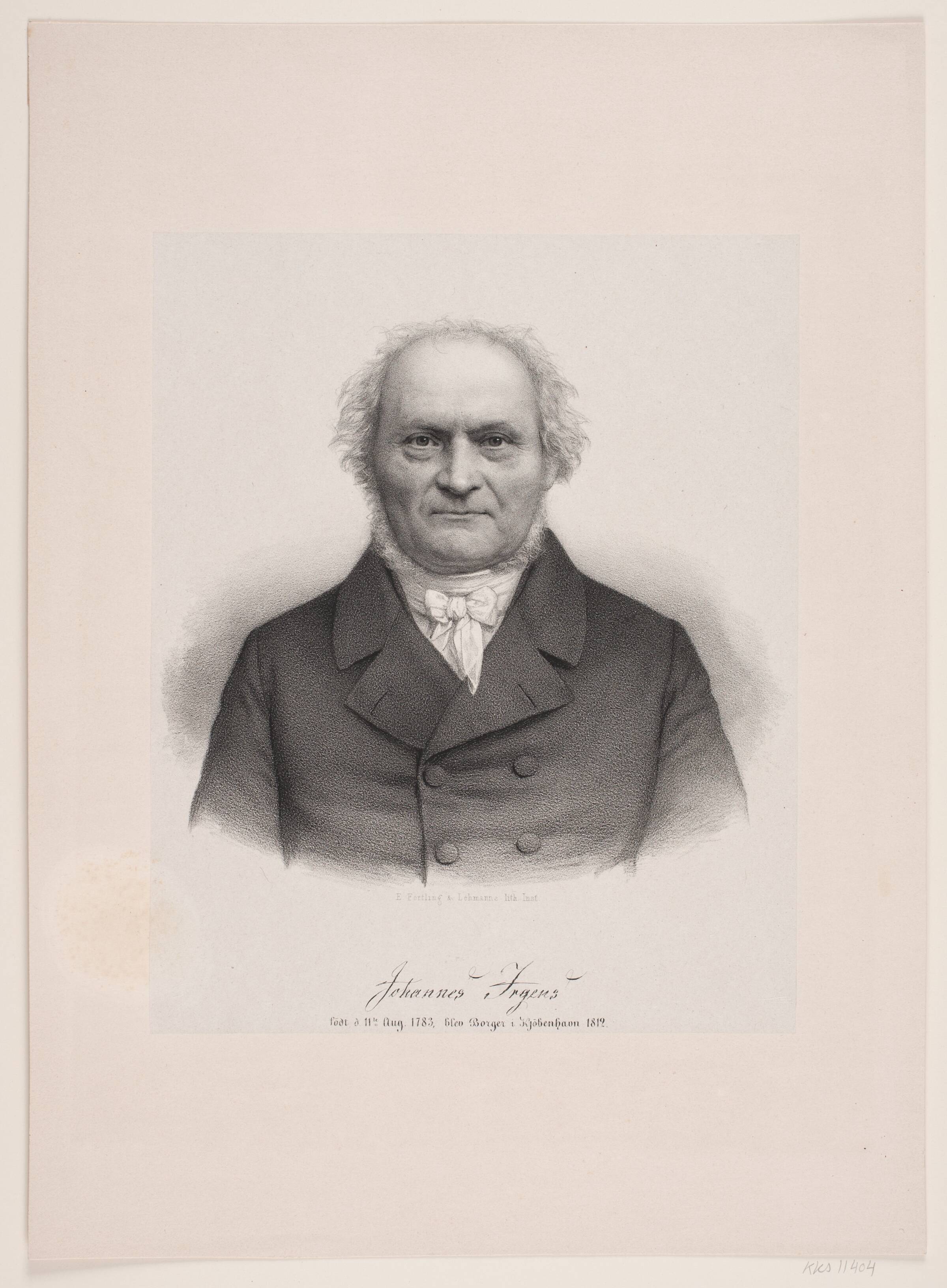 Johannes Irgens, Edvard Fortling, 1809-1875