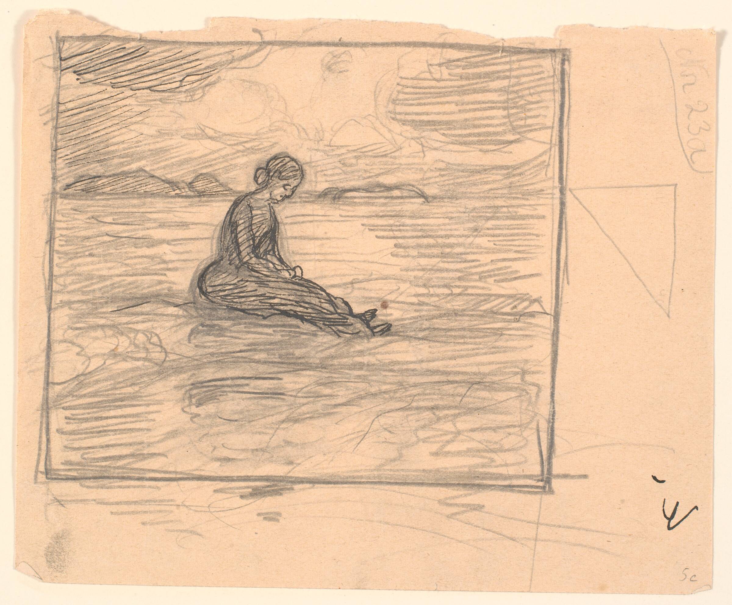 O, hvad giver jeg ikke for at komme til mit Barn!, Fritz Syberg, 1895-1896