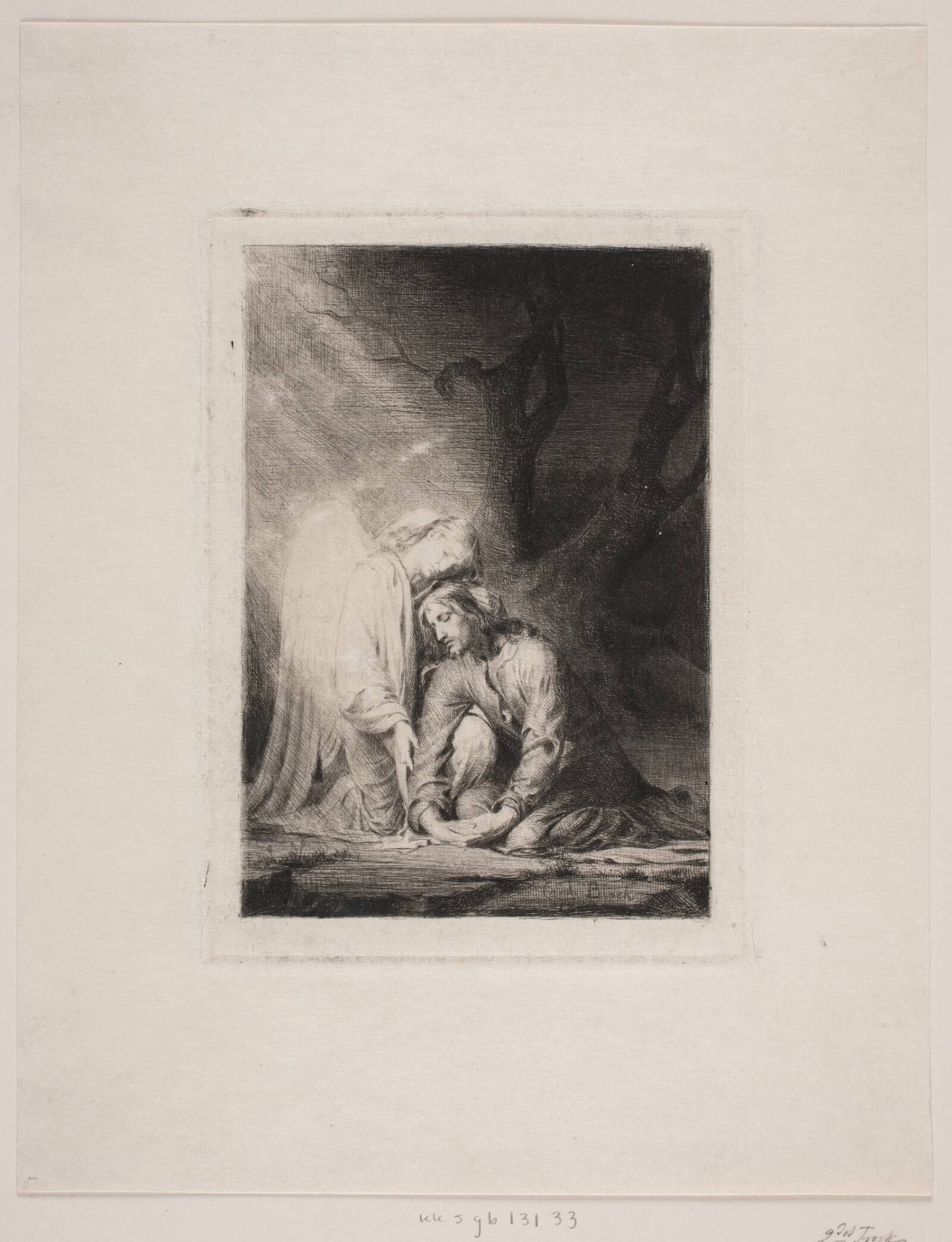 Kristus i Gethsemane, Carl Bloch, 1880