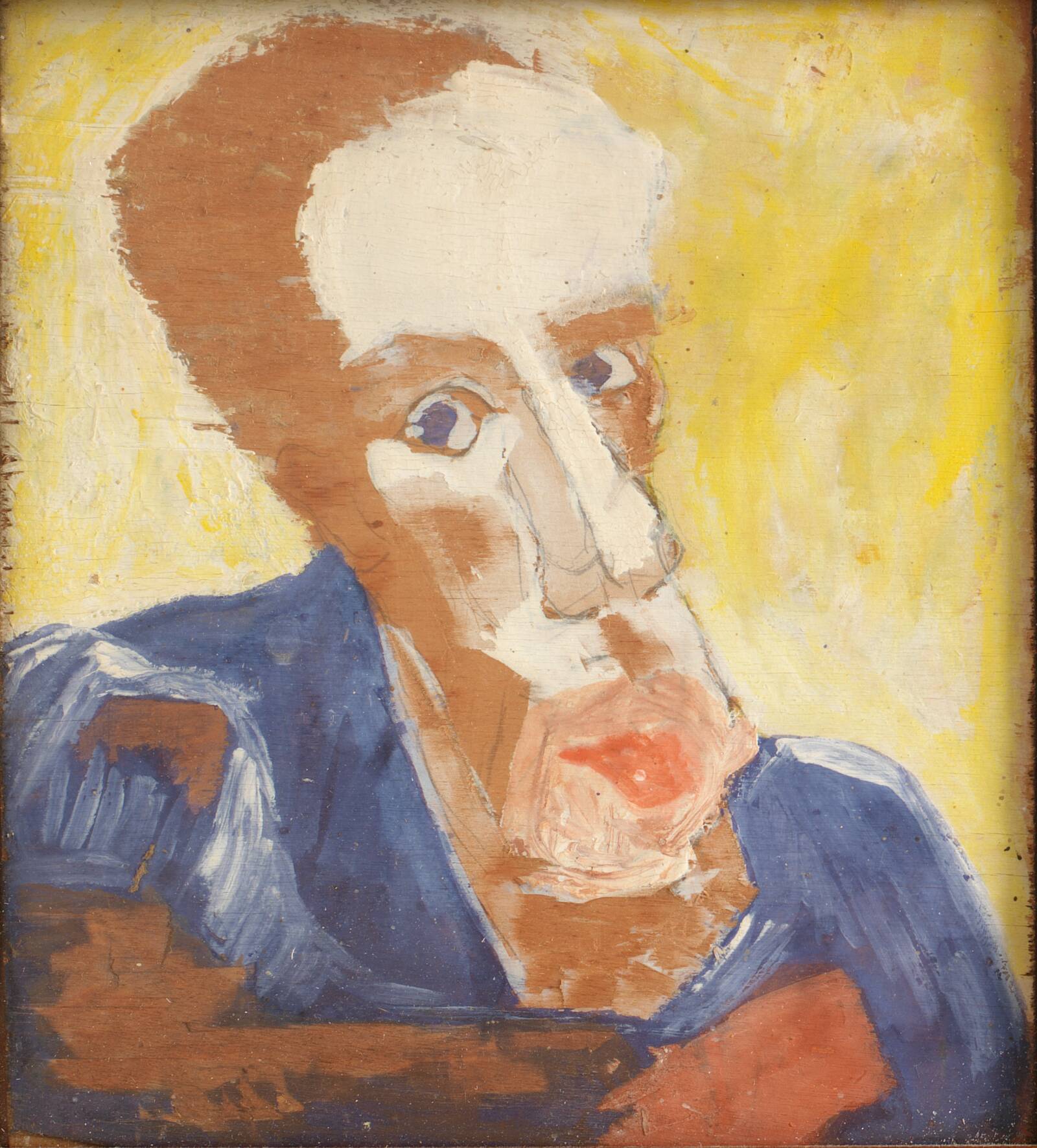 Selvportræt, Erik Thommesen, 1938