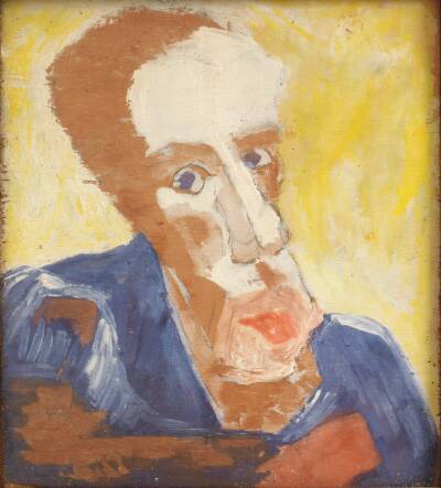 Selvportræt, Erik Thommesen, 1938