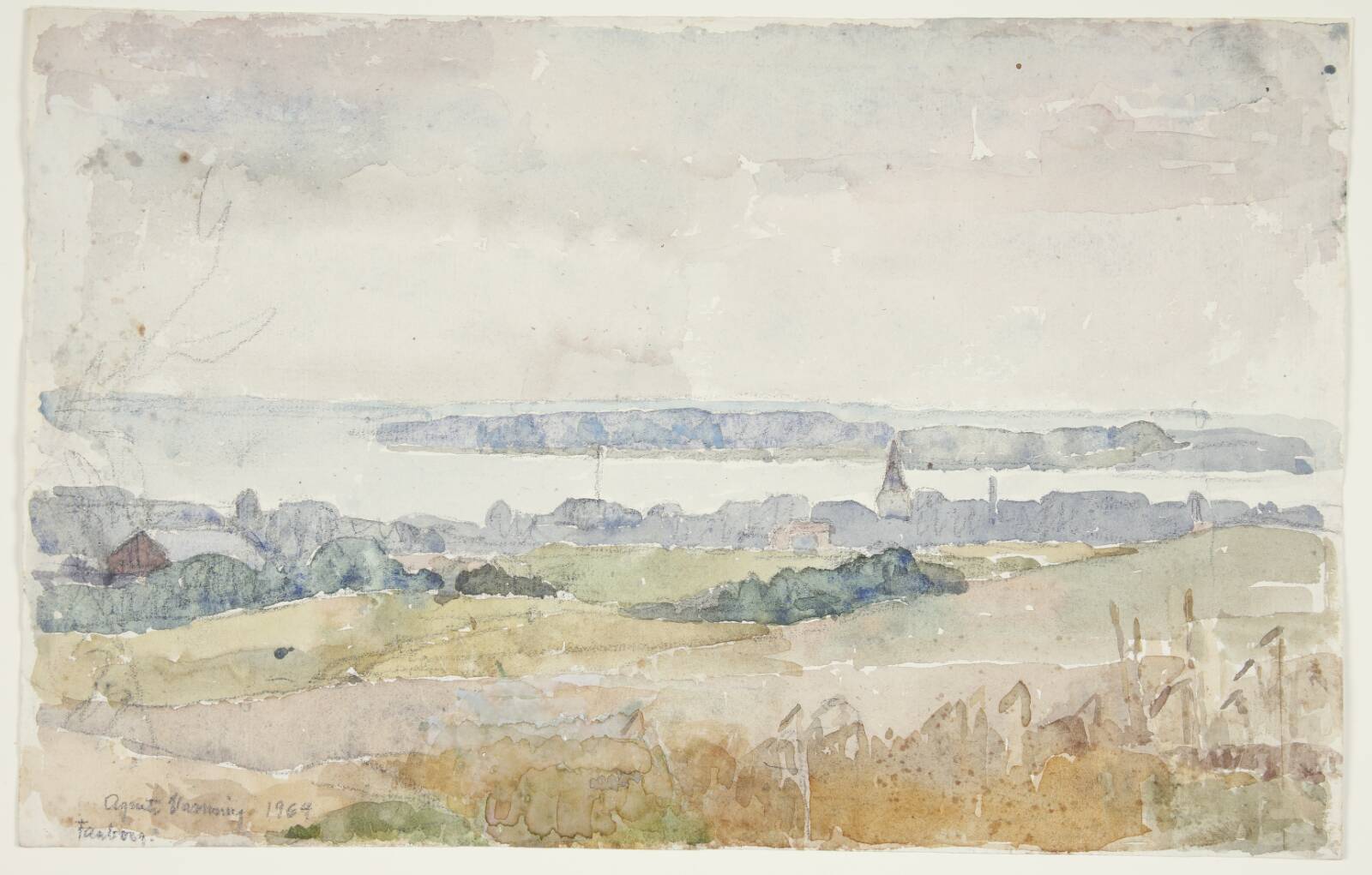 Sommeraften ved Fåborg, Agnete Varming, 1964