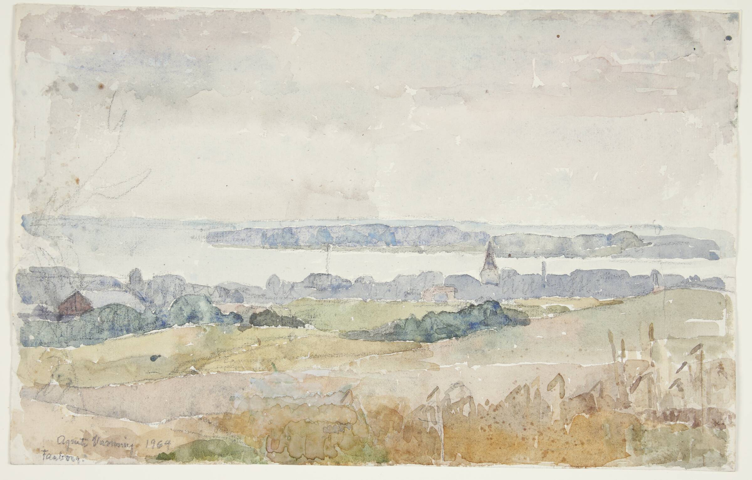 Sommeraften ved Fåborg, Agnete Varming, 1964