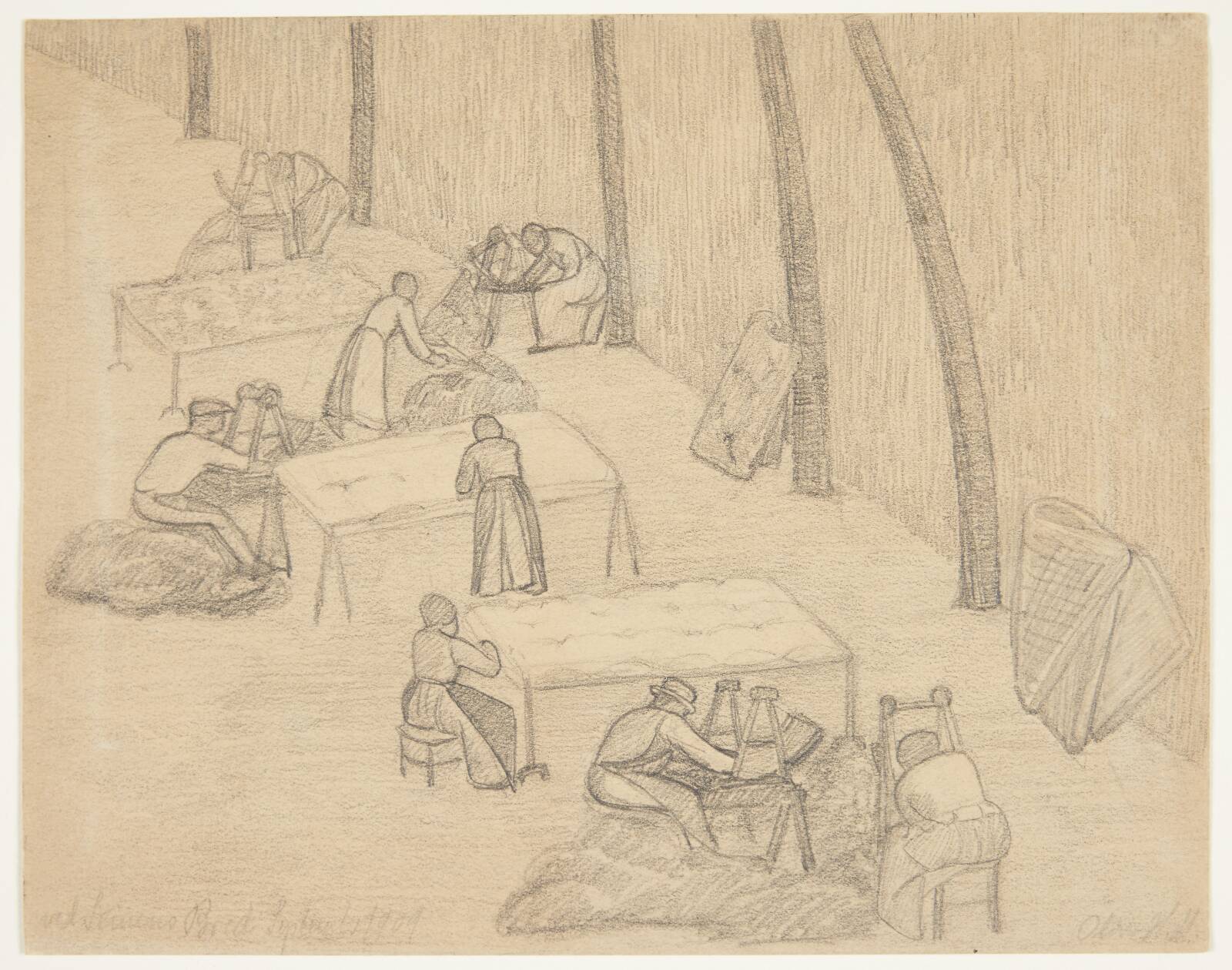 "Ved Seinens Bred", Olivia Holm-Møller, 1908