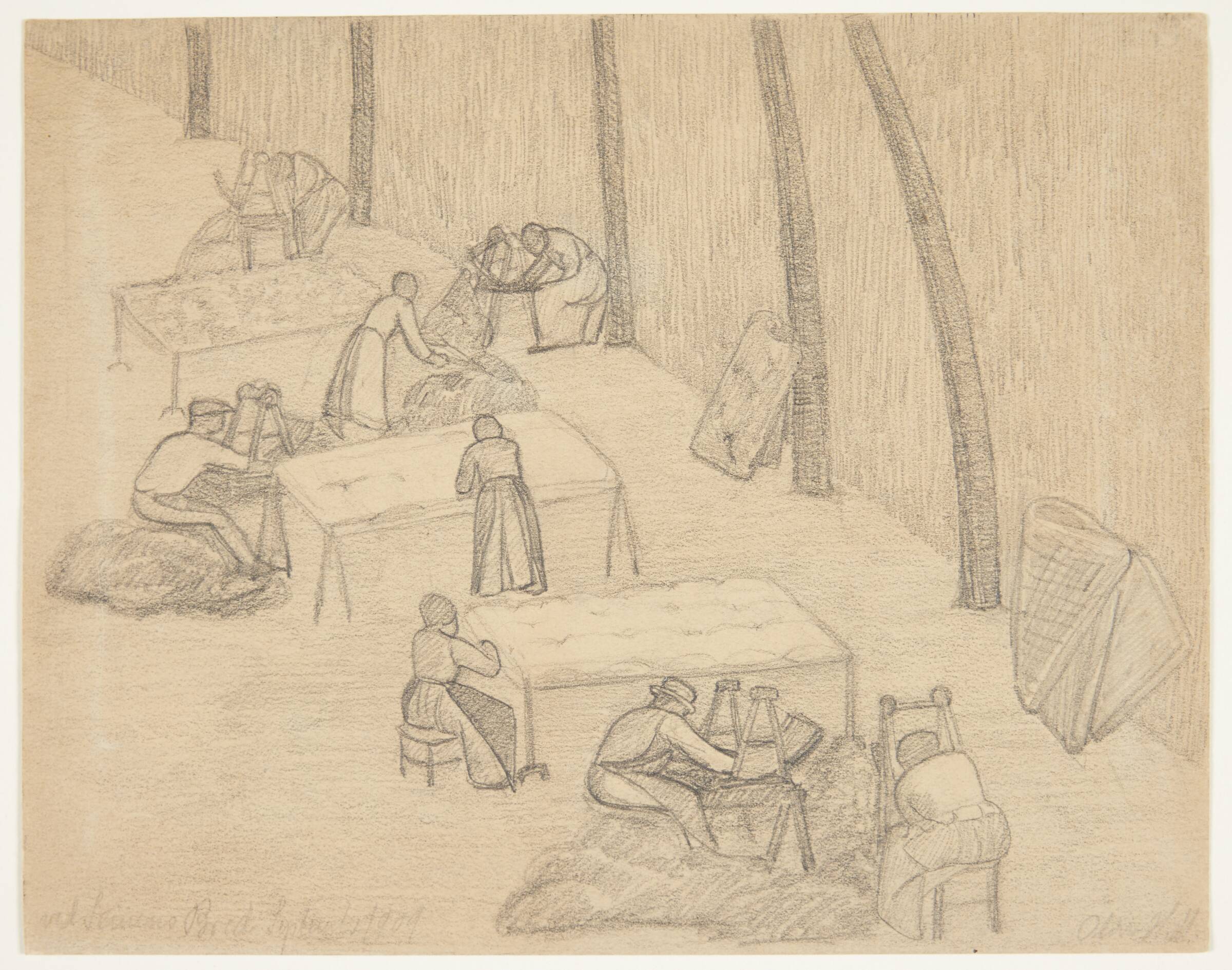 "Ved Seinens Bred", Olivia Holm-Møller, 1908