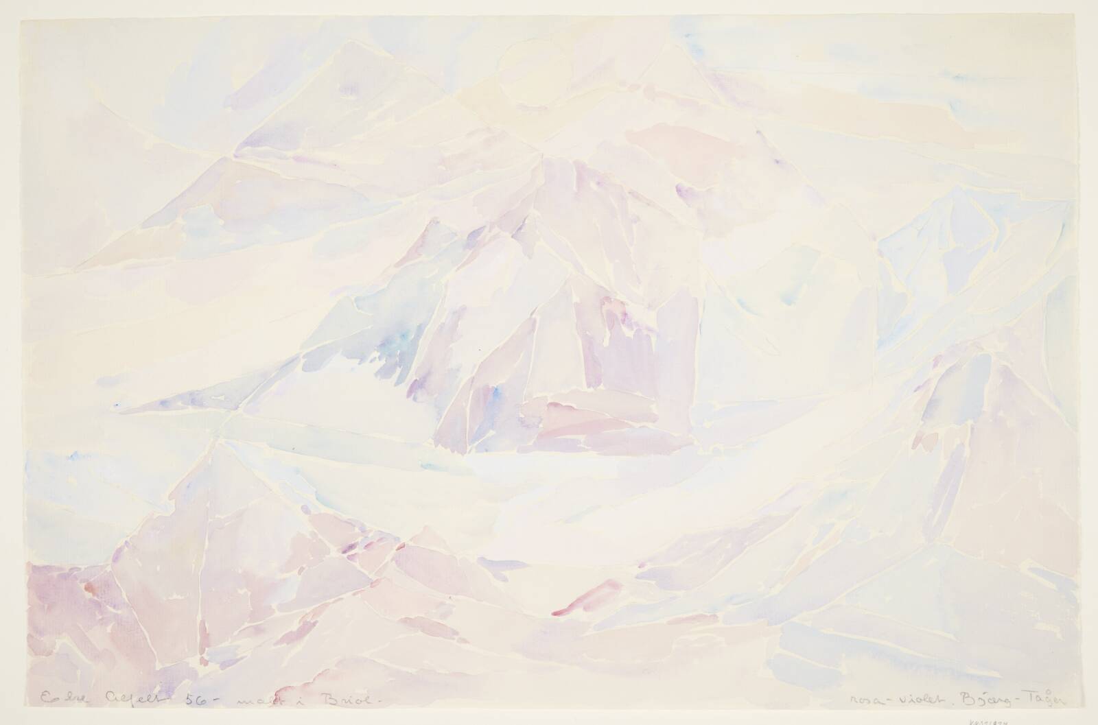 Bjergtåger, Else Alfelt, 1956