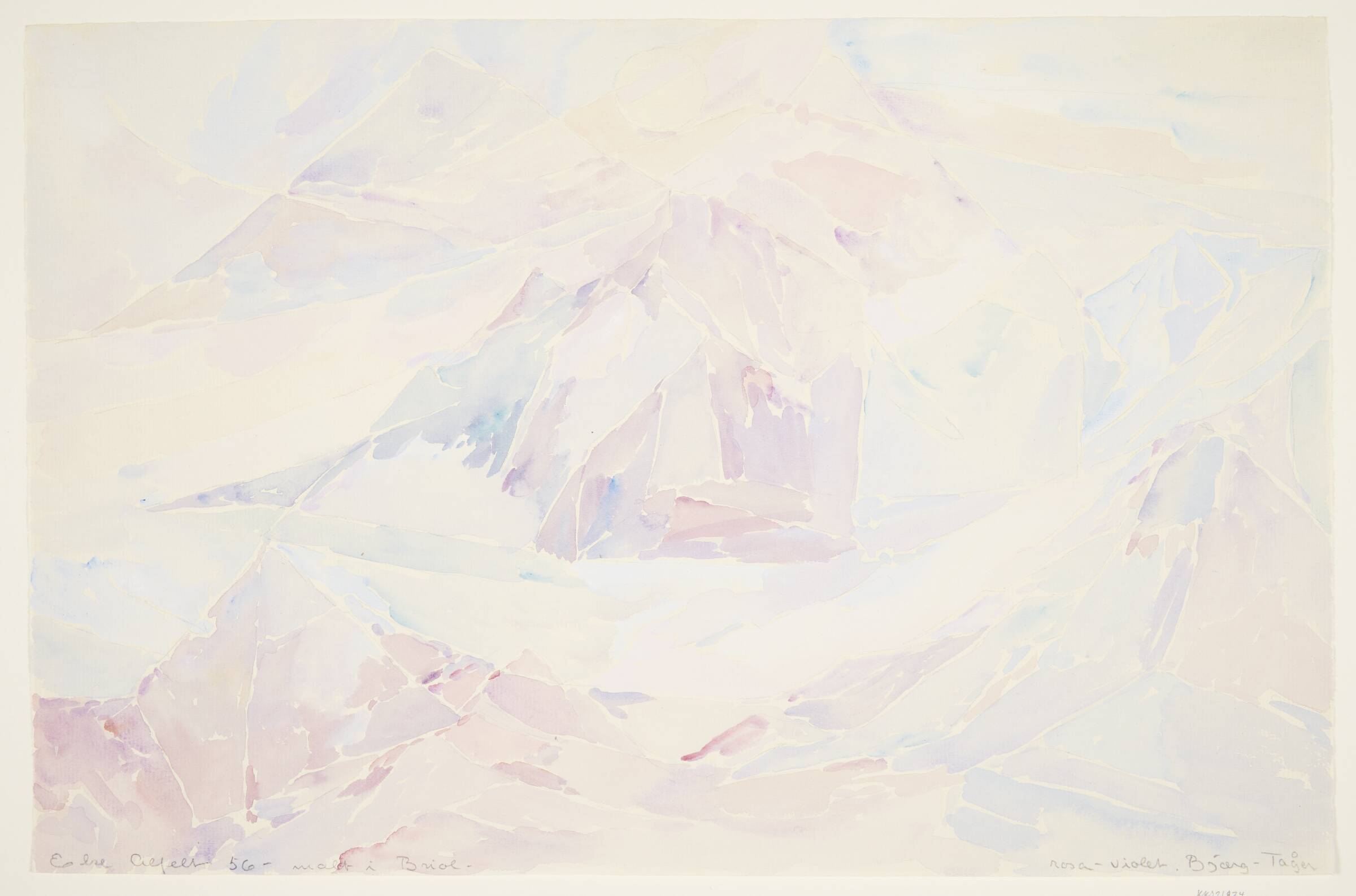 Bjergtåger, Else Alfelt, 1956