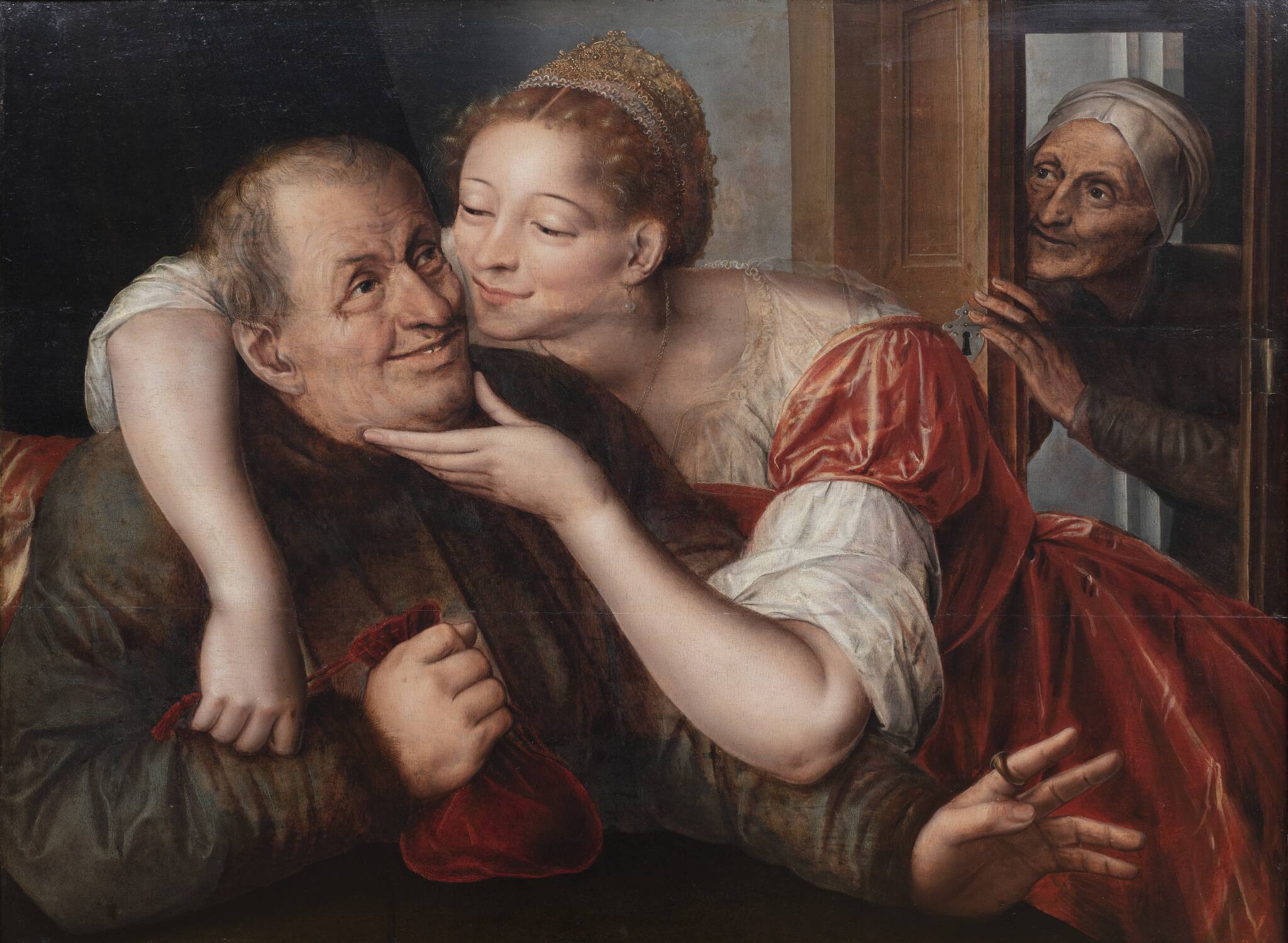 The ill-matched lovers, 1561, Jan Massijs | SMK Open