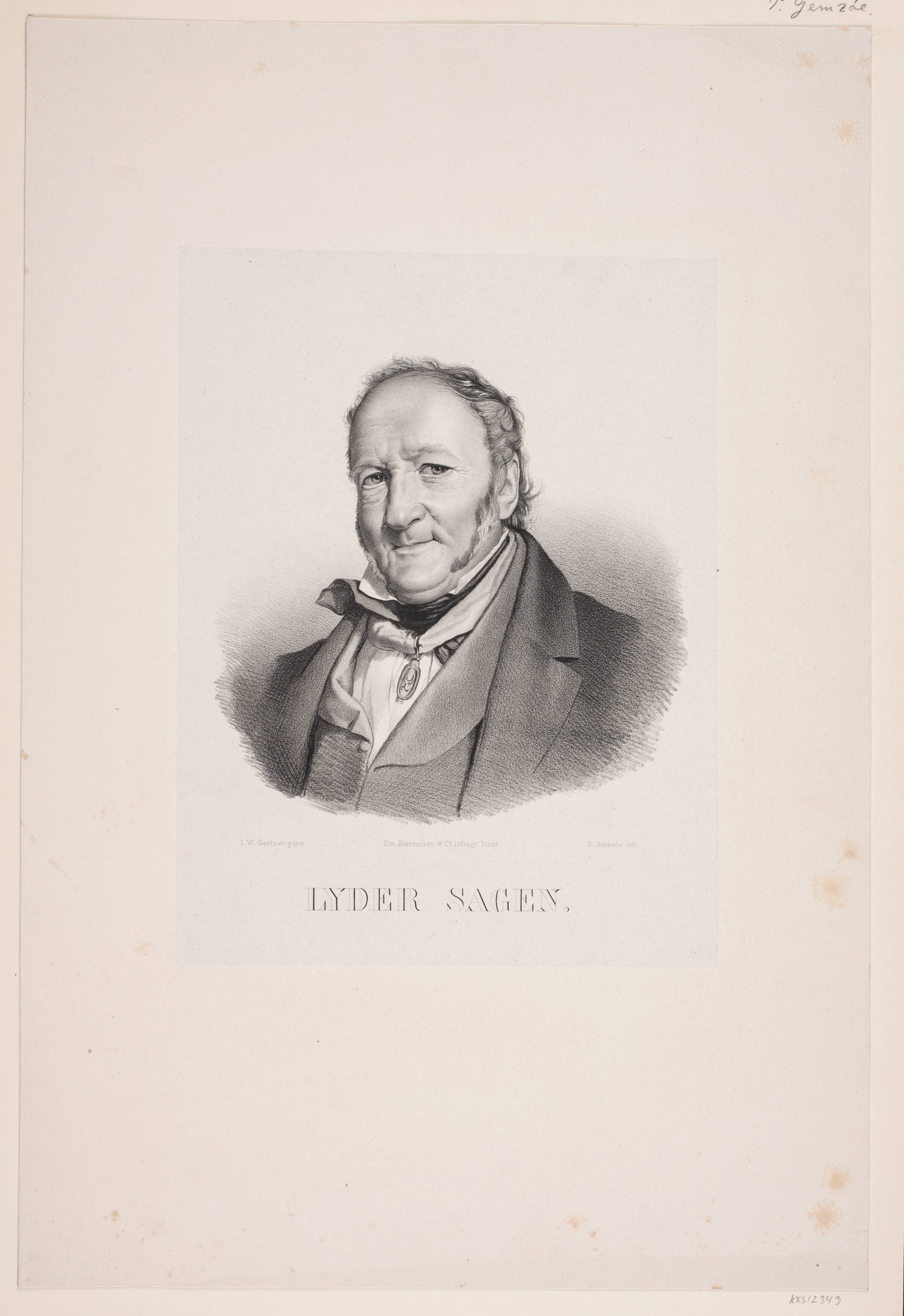 L. C. Sagen, Peter Henrik Gemzøe, 1811-1879
