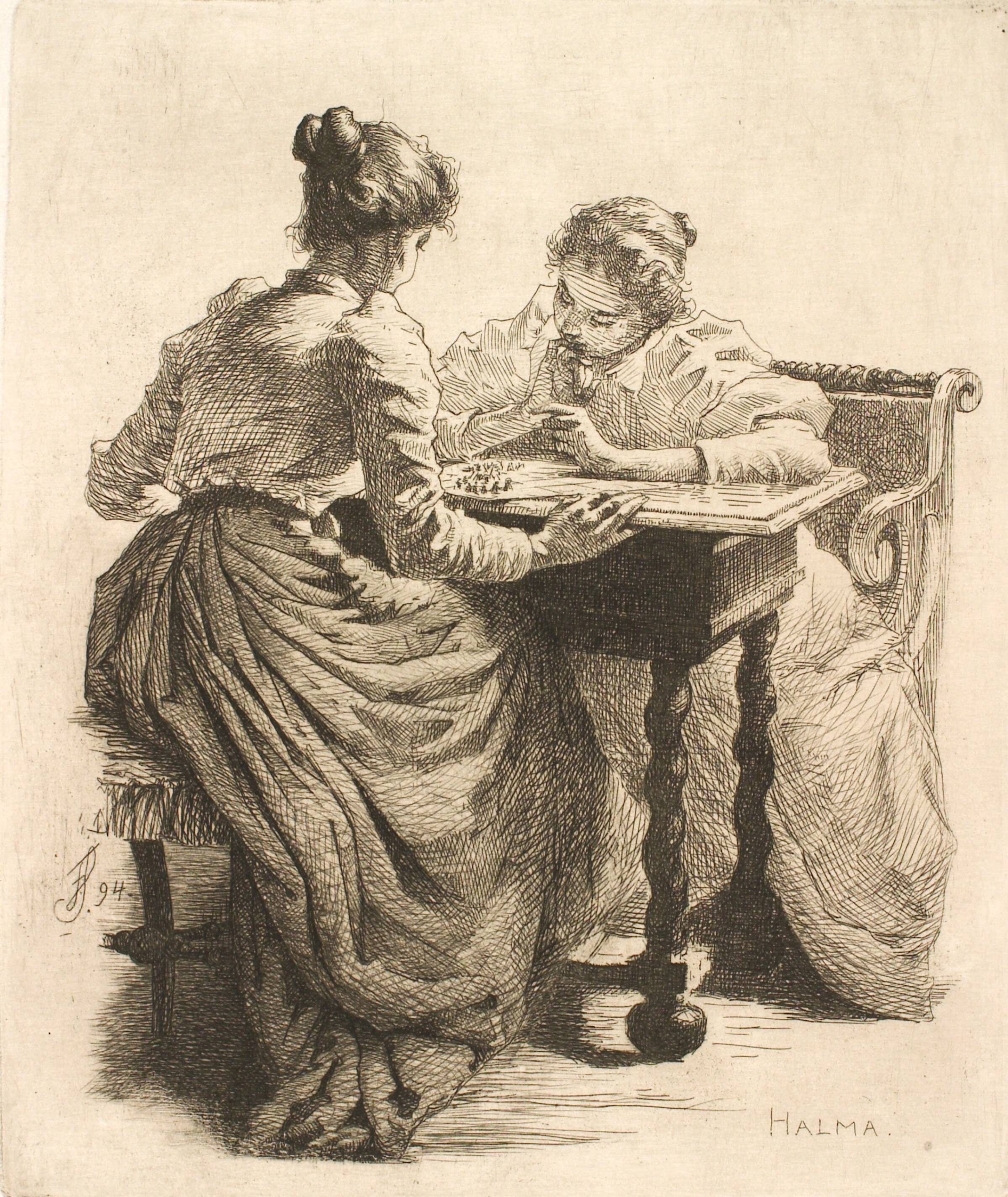 Halma, Frans Schwartz, 1894