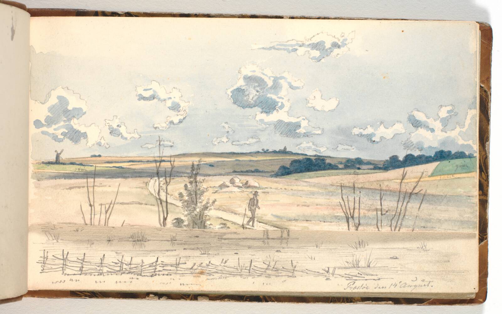 Et landskab, Martinus Rørbye, 1832