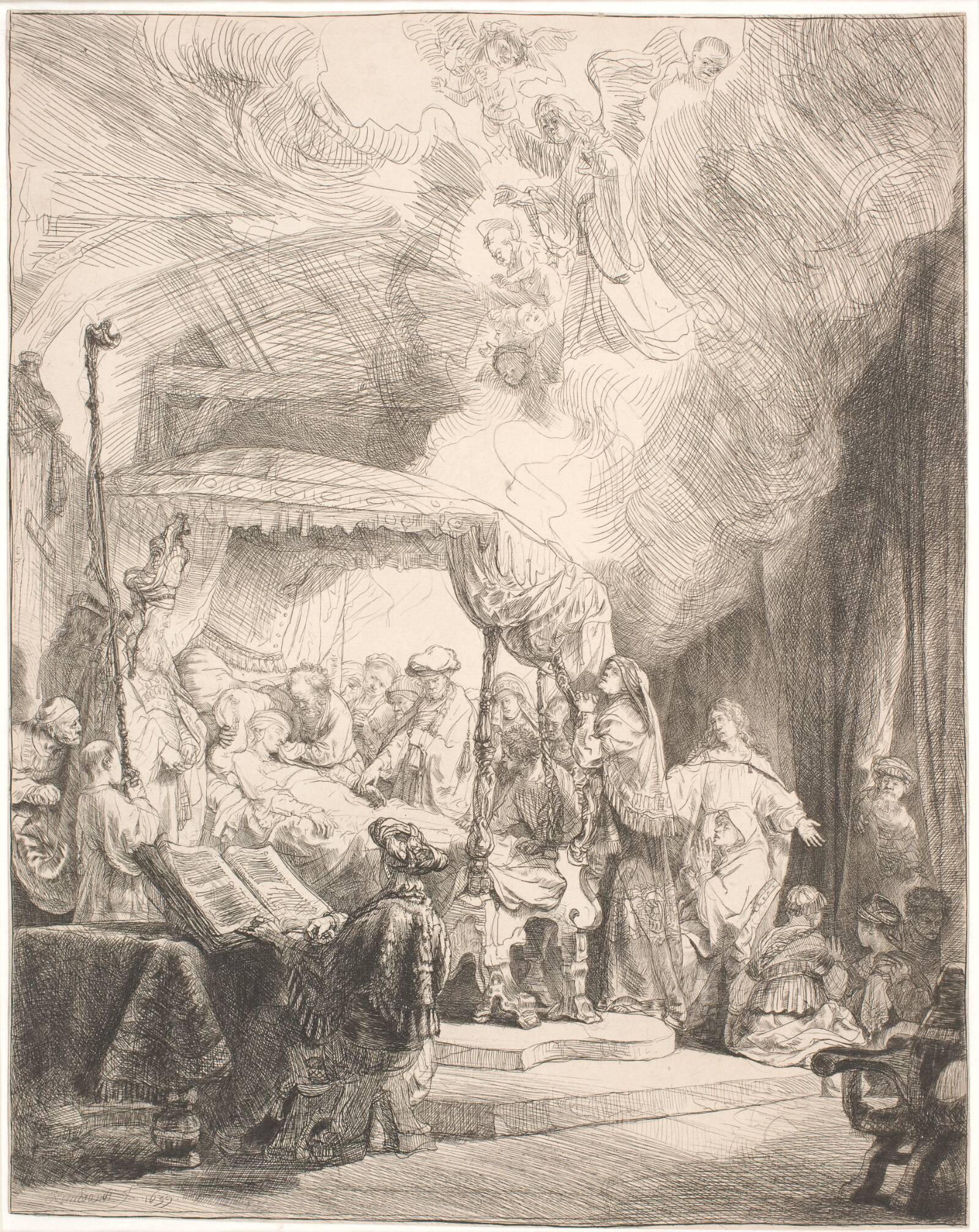 Jomfru Marias død, Rembrandt van Rijn, 1639