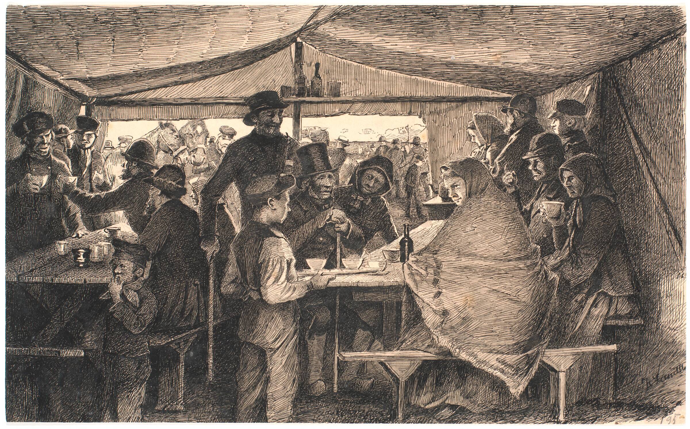 Et Markedstelt, Hans Smidth, 1888-1900