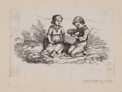 Illustration til "Ib og lille Christine" i H.C. Andersen, "Eventyr og Historier", Bind 2