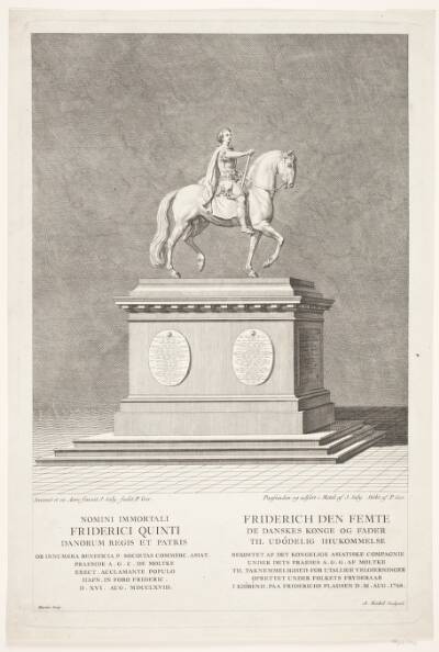 Rytterstatuen af Frederik V på Amalienborg Slotsplads