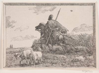 Illustration til Adam Oehlenschlägers digt "De to kirketårne"