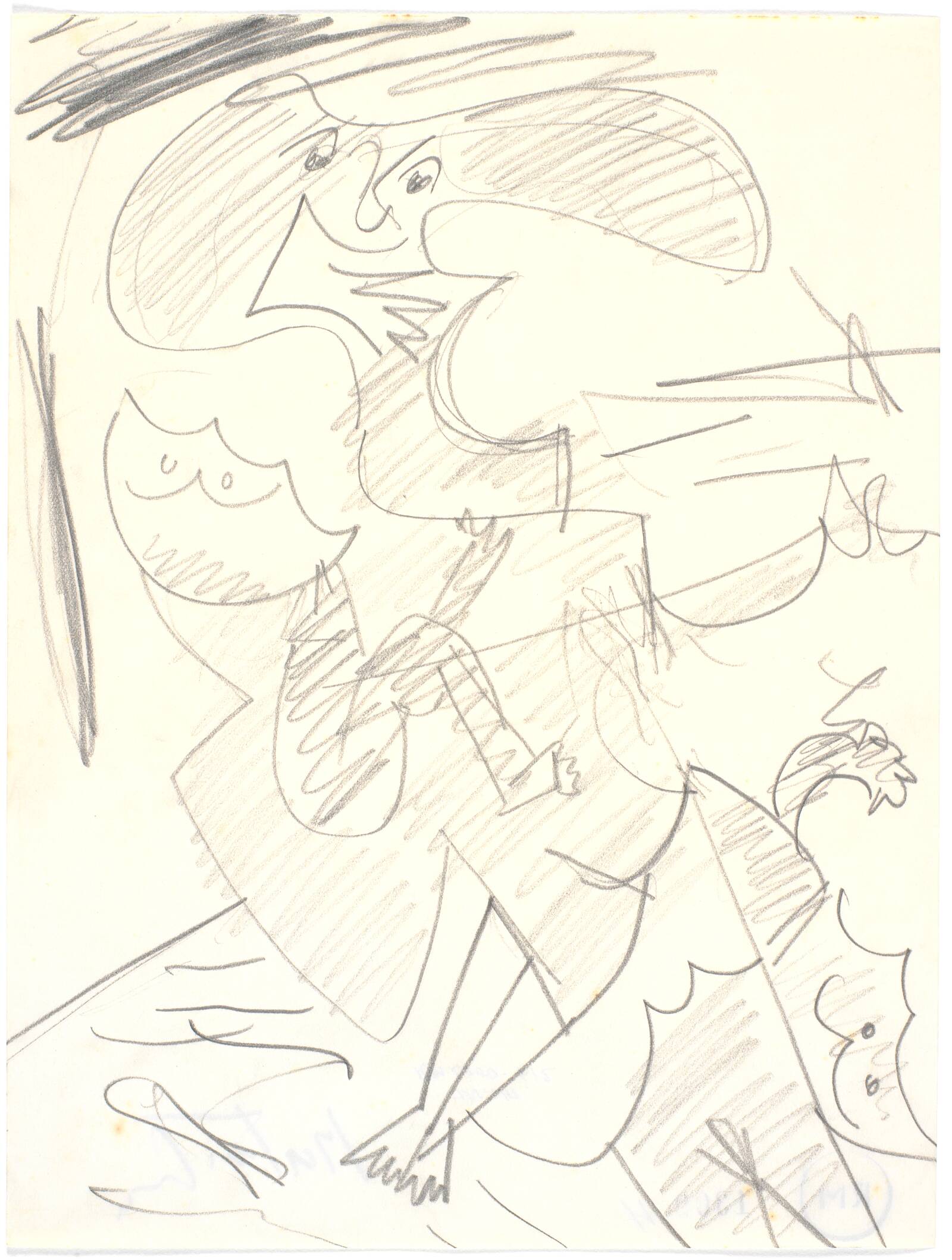 Mor-barn figur, Richard Mortensen, 1942-1944