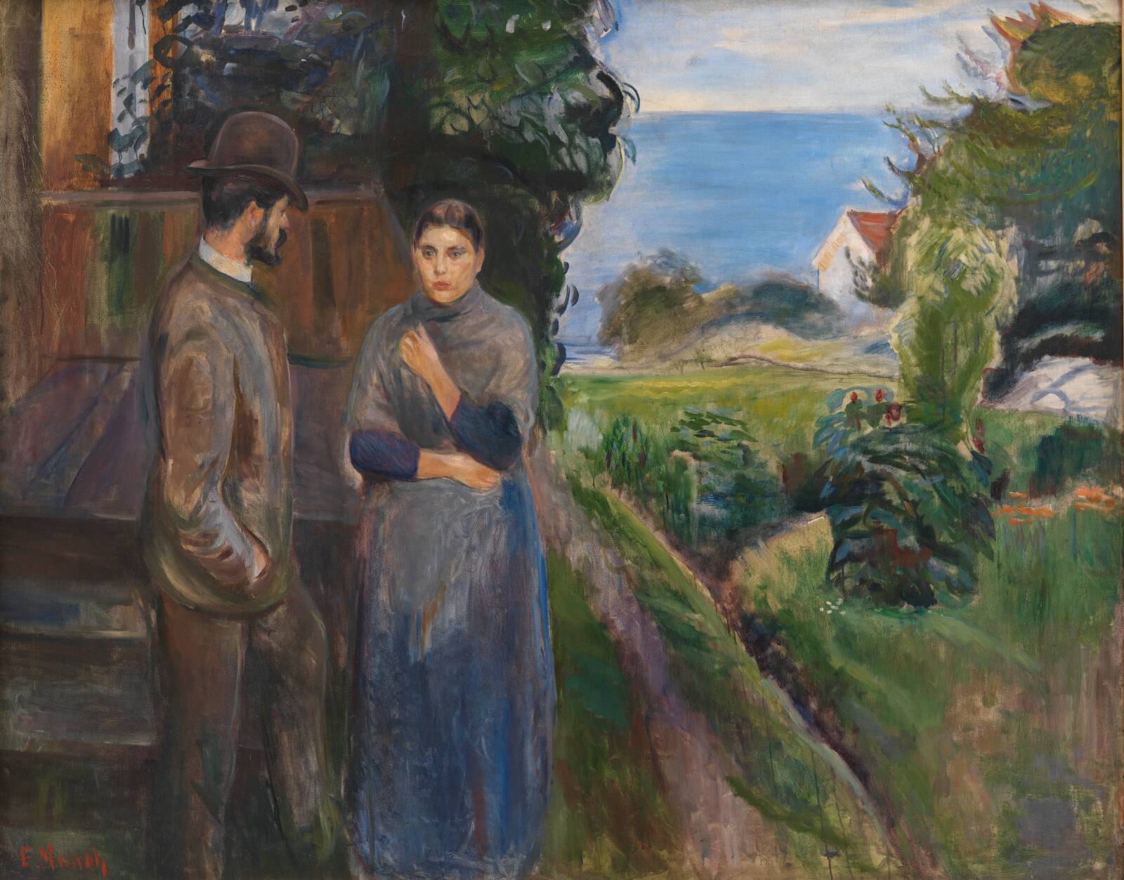 Summer Evening, by Edvard Munch, 1889