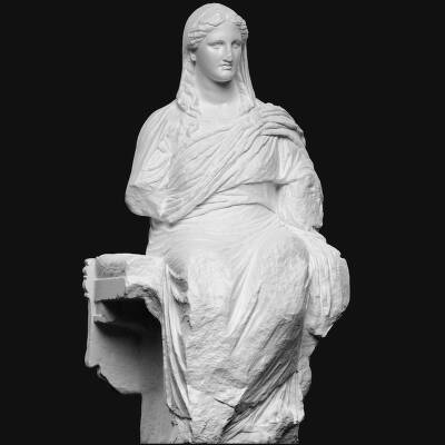 Siddende kvinde, Demeter fra Knidos