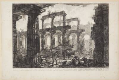 Resterne af cella i Neptun-templet [...]