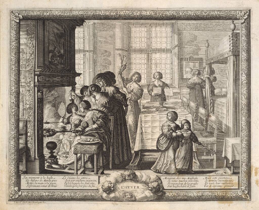 Vinter (L'Hiver), Abraham Bosse, 1602-1676