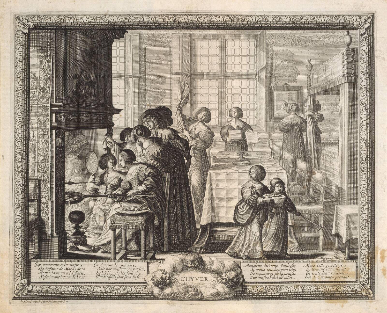 Vinter (L'Hiver), Abraham Bosse, 1602-1676
