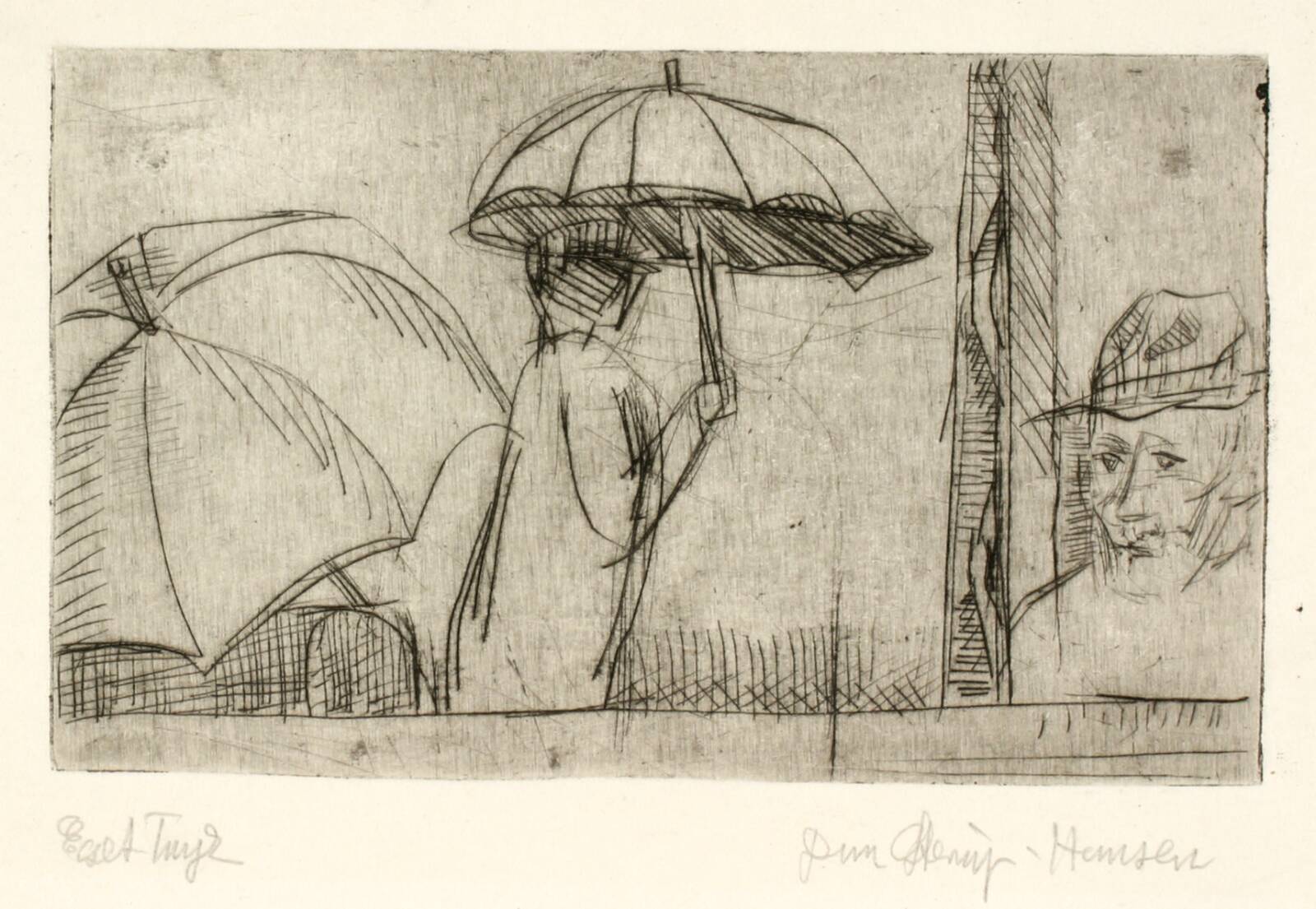 Regnvejr, Dan Sterup-Hansen, 1946