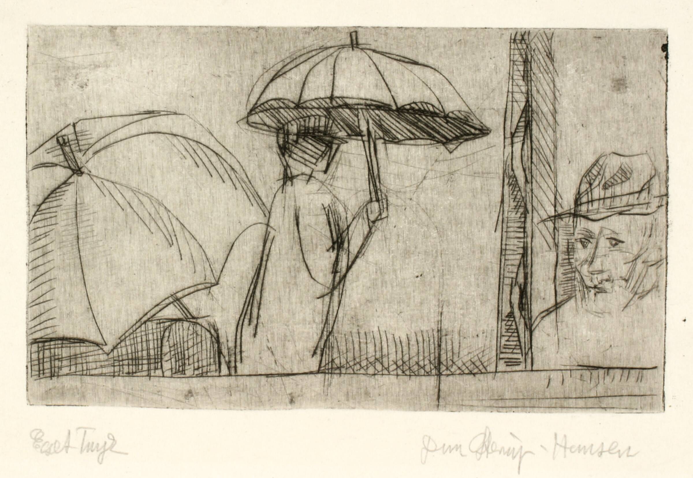 Regnvejr, Dan Sterup-Hansen, 1946