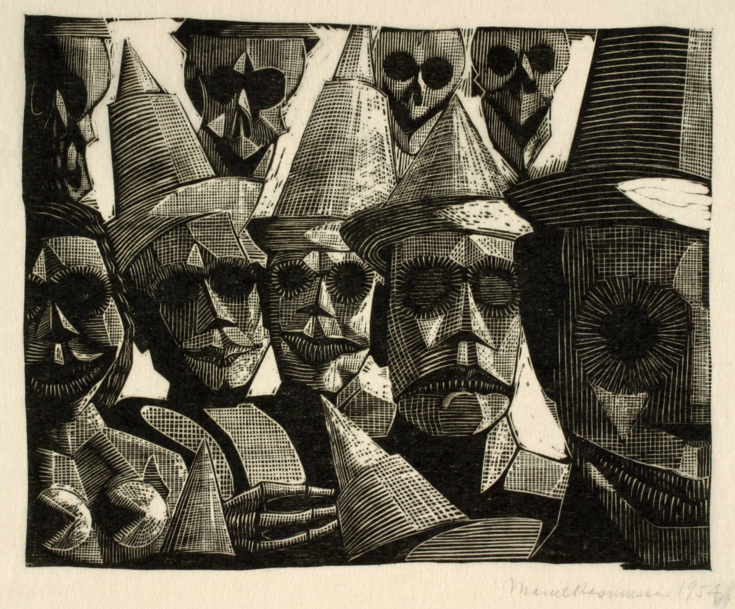 Masker, Marcel Rasmussen, 1954