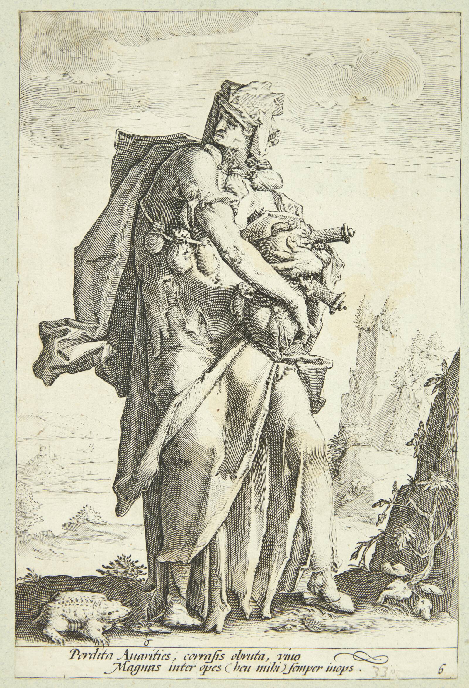 Griskhed, Jacob Matham, 1585-1588