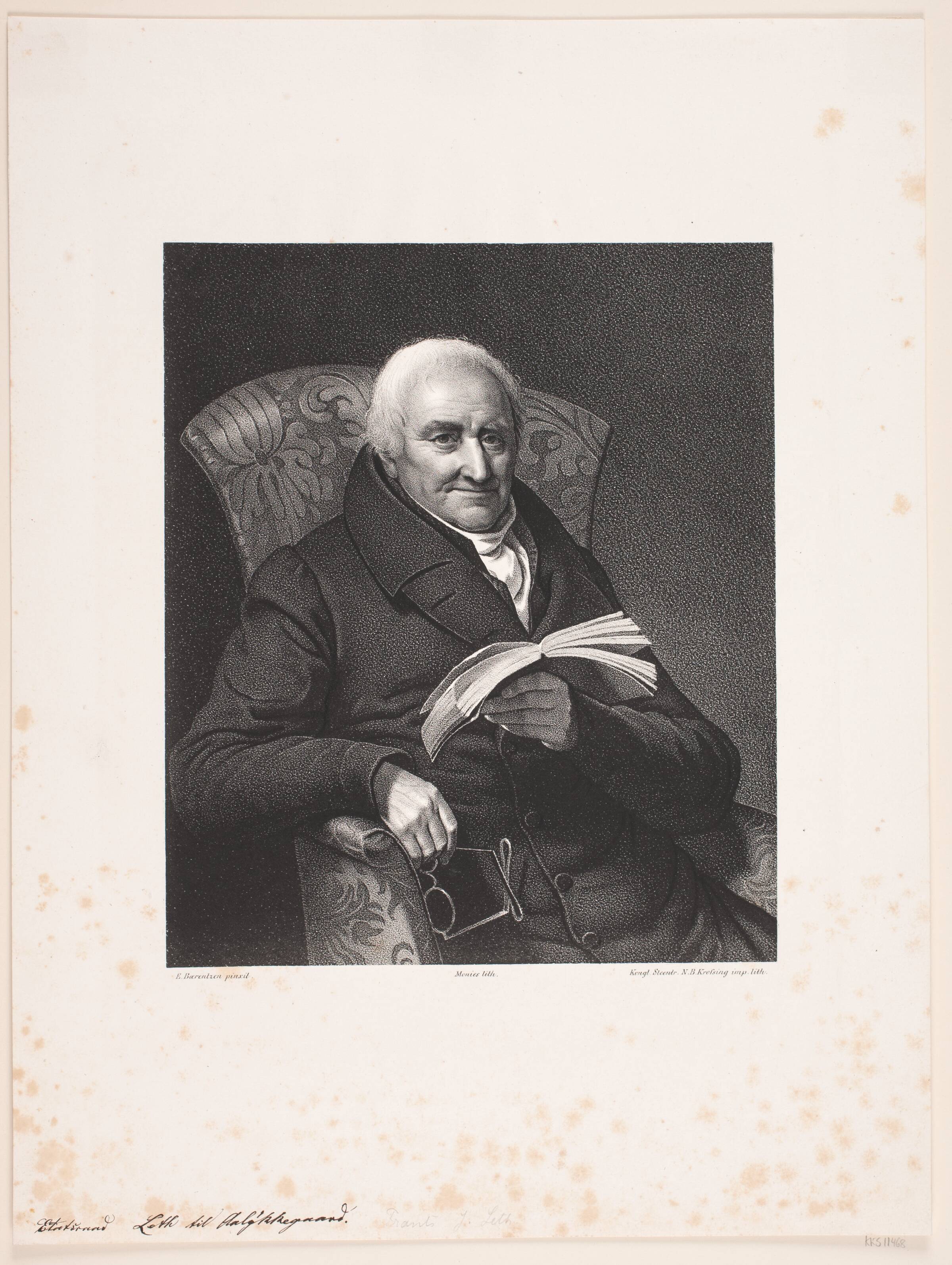 F. J. Leth, David Monies, 1834