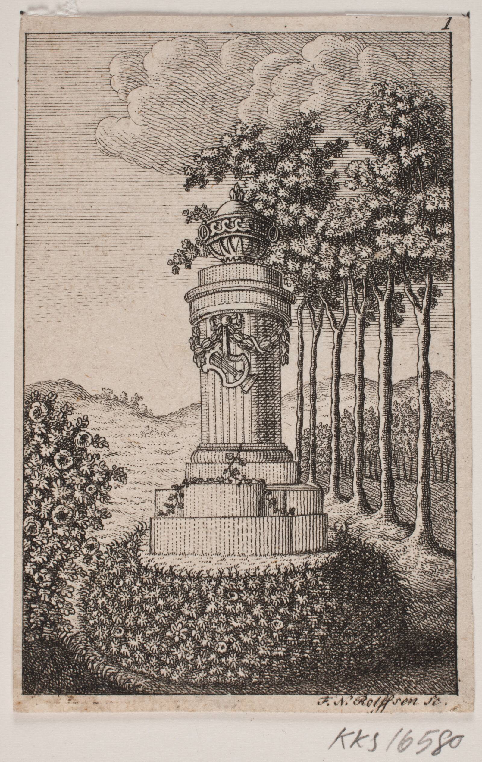 Gravmæle, F.N. Rolffsen, 1719-1802