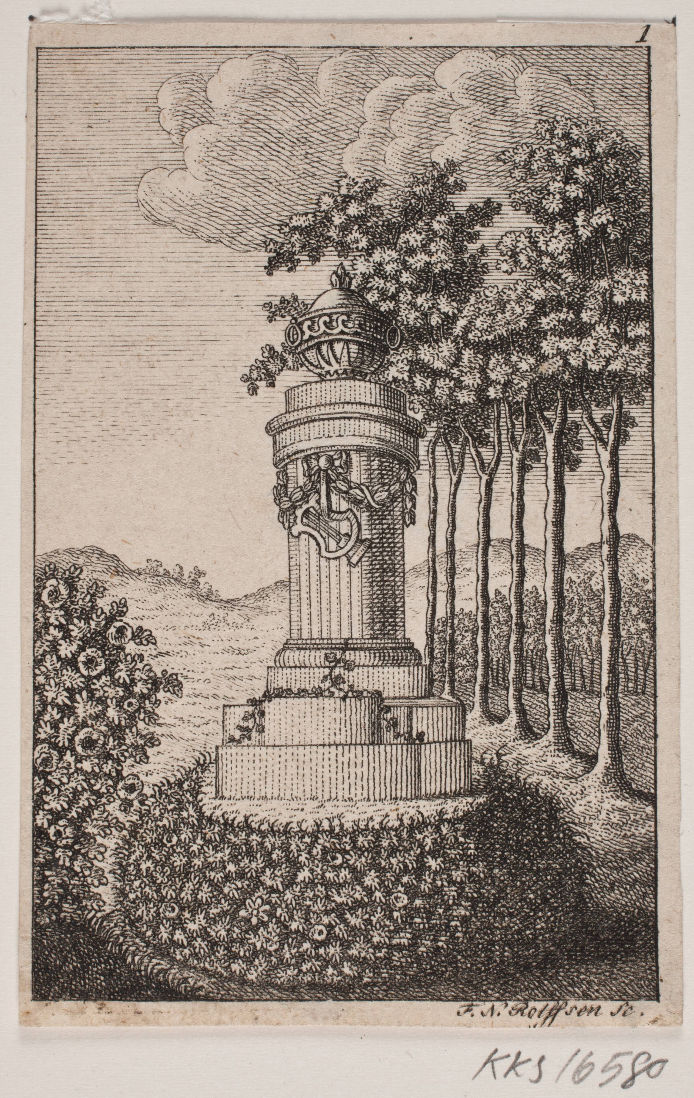 Gravmæle, F.N. Rolffsen, 1719-1802