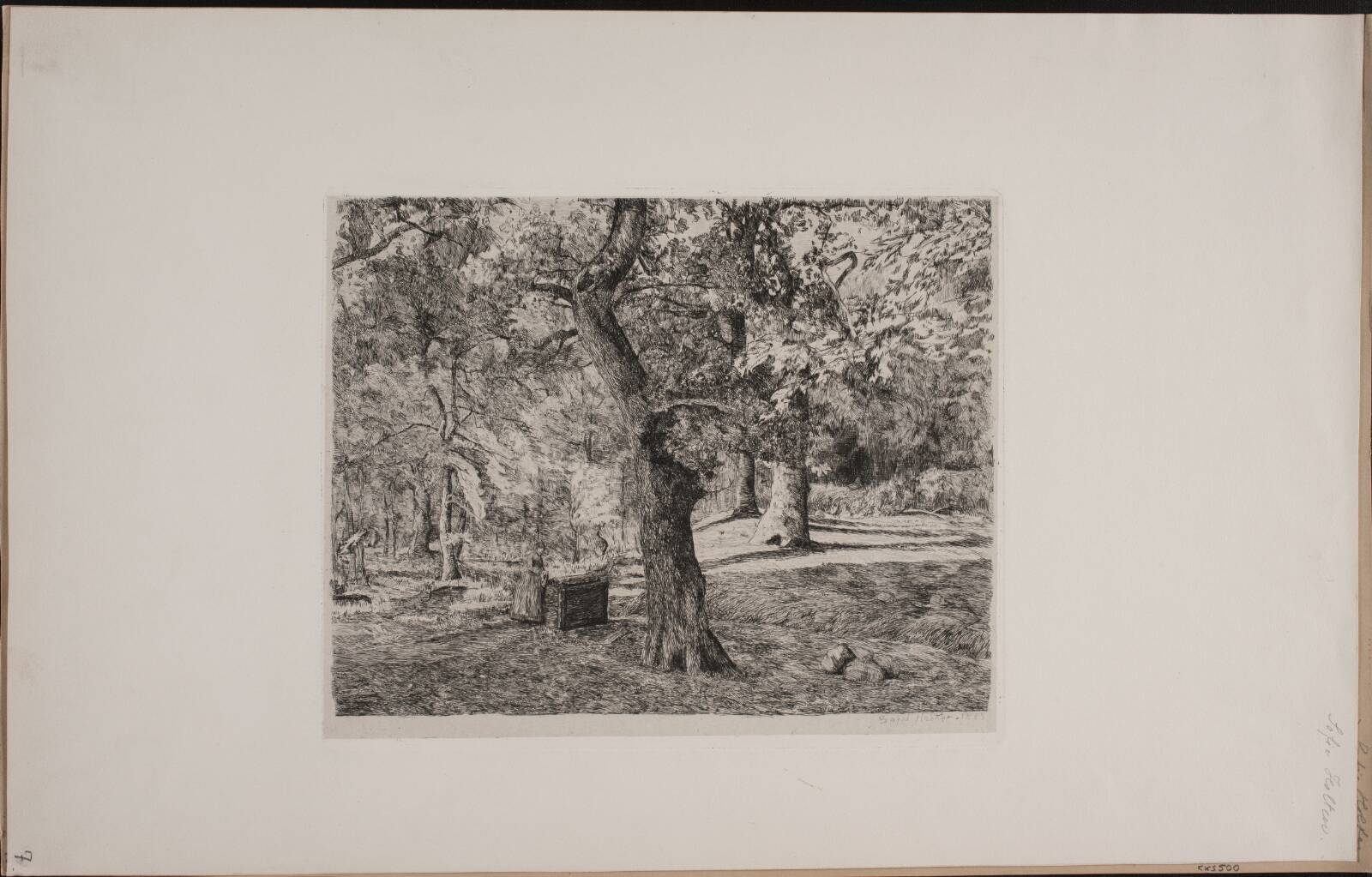 Brønd i skoven, Sophie Holten, 1889