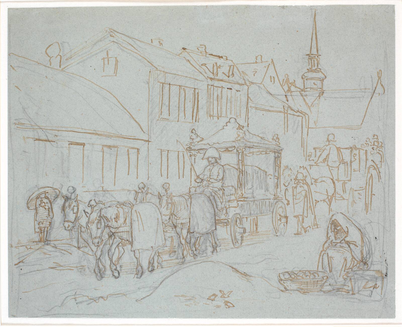 Ligvognstoget, Wilhelm Marstrand, 1825-1873
